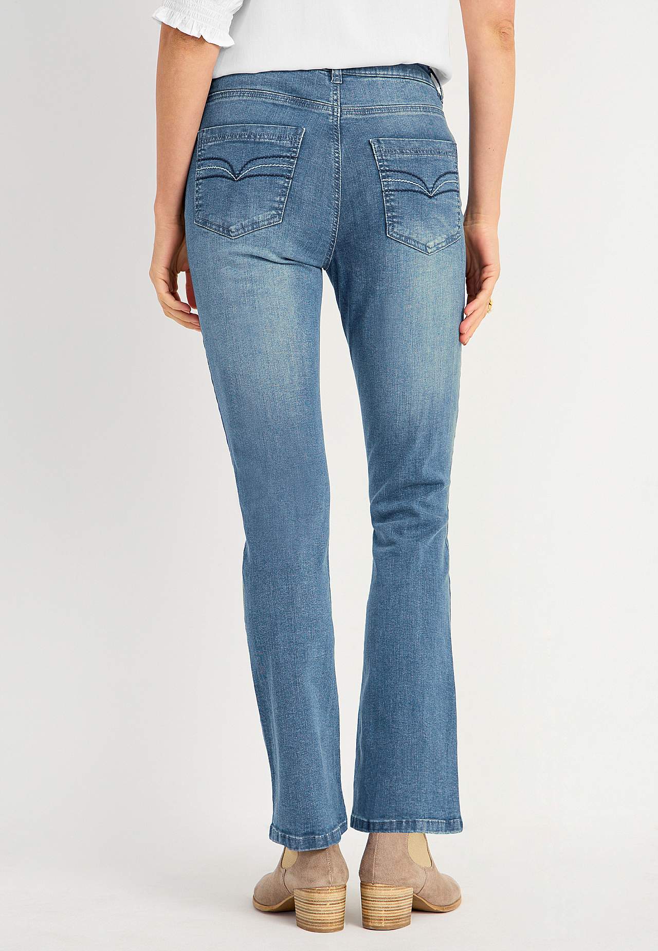 Stretch jeans with bootcut Anja