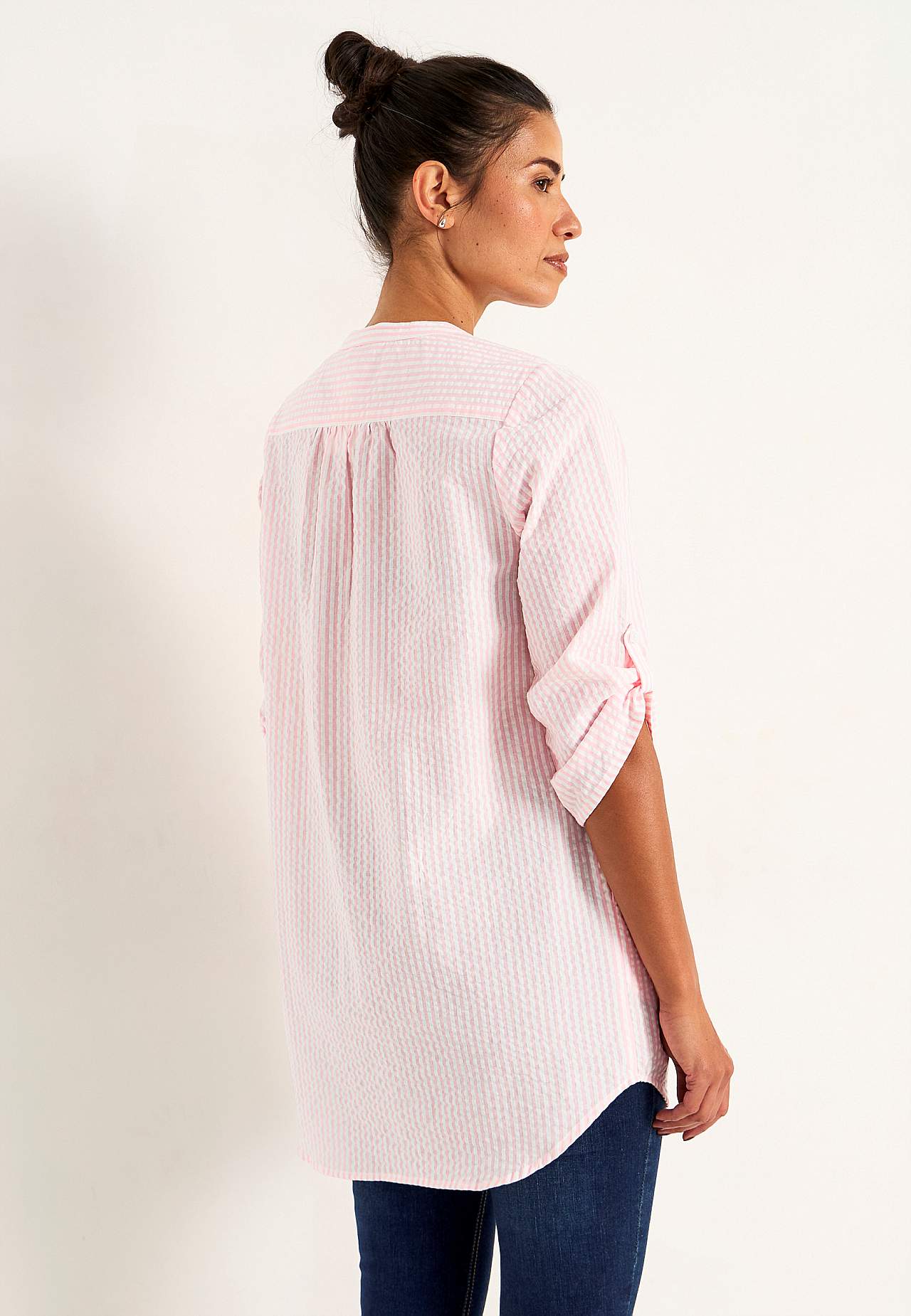 Tunic in seersucker