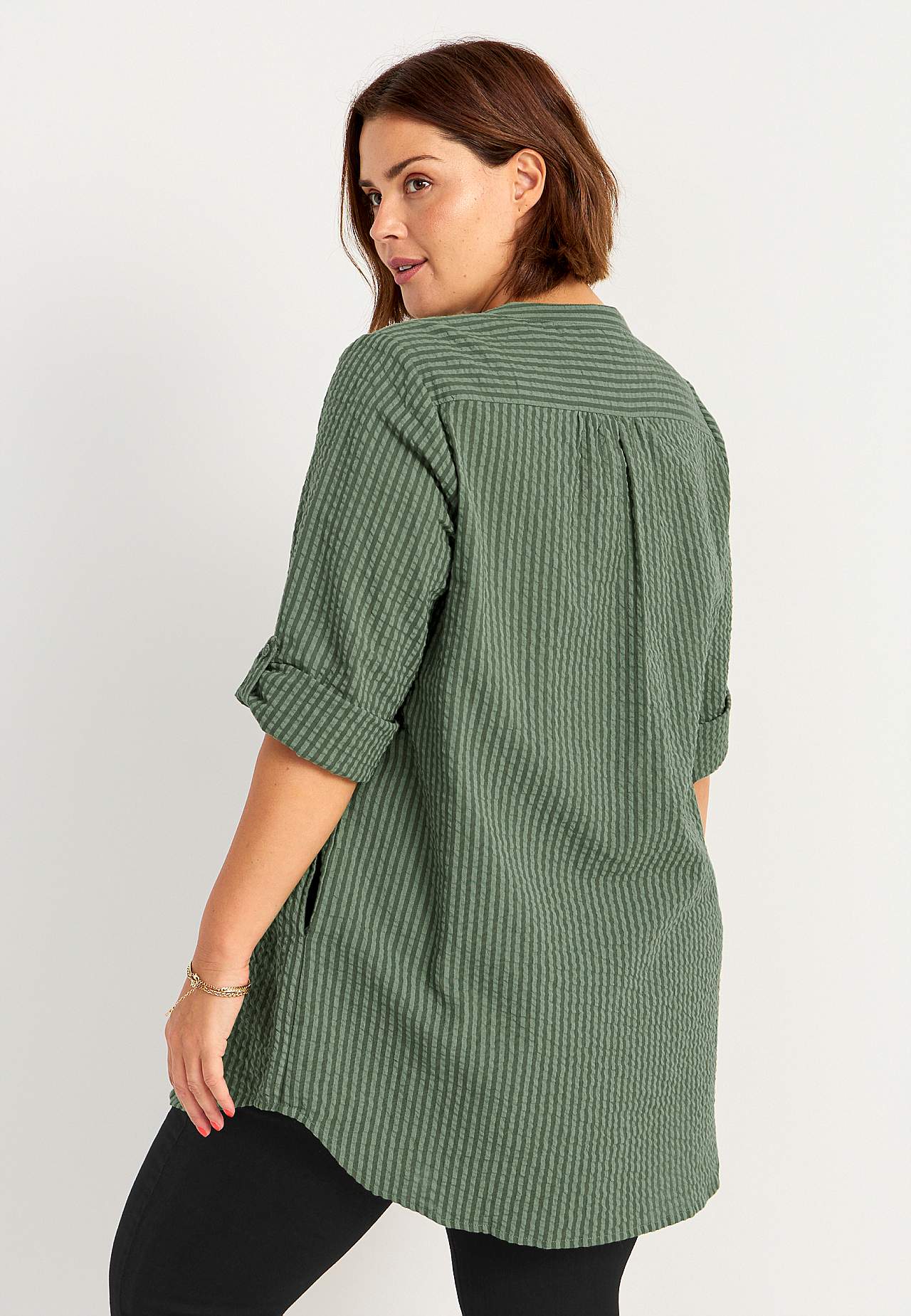 Tunic in seersucker