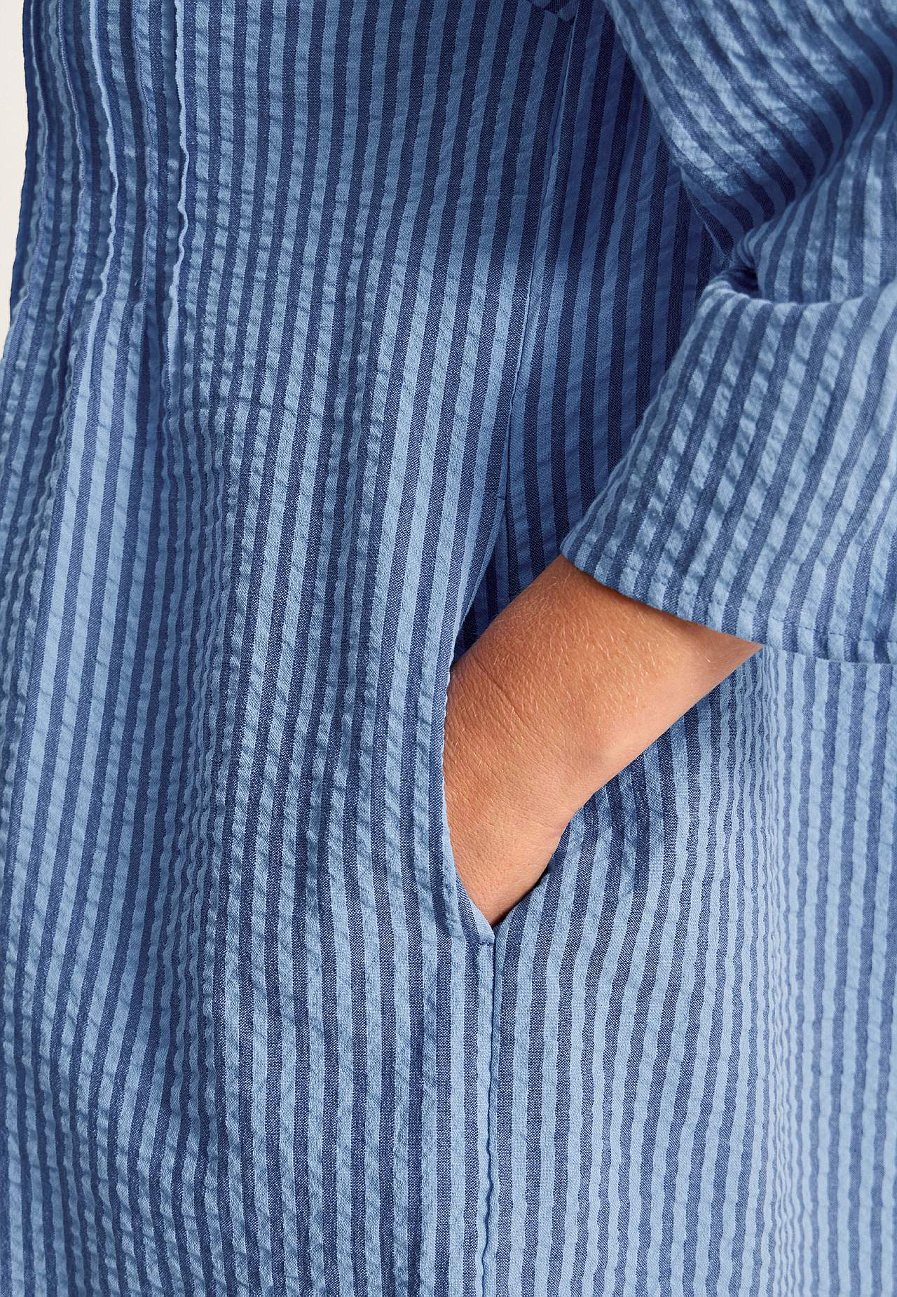Tunic in seersucker