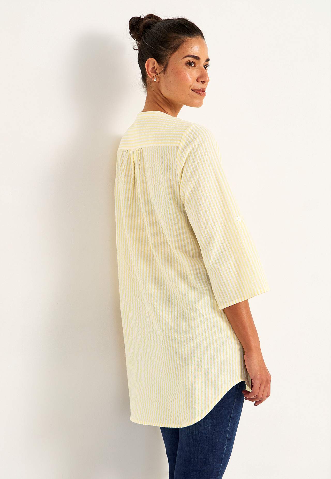 Tunic in seersucker