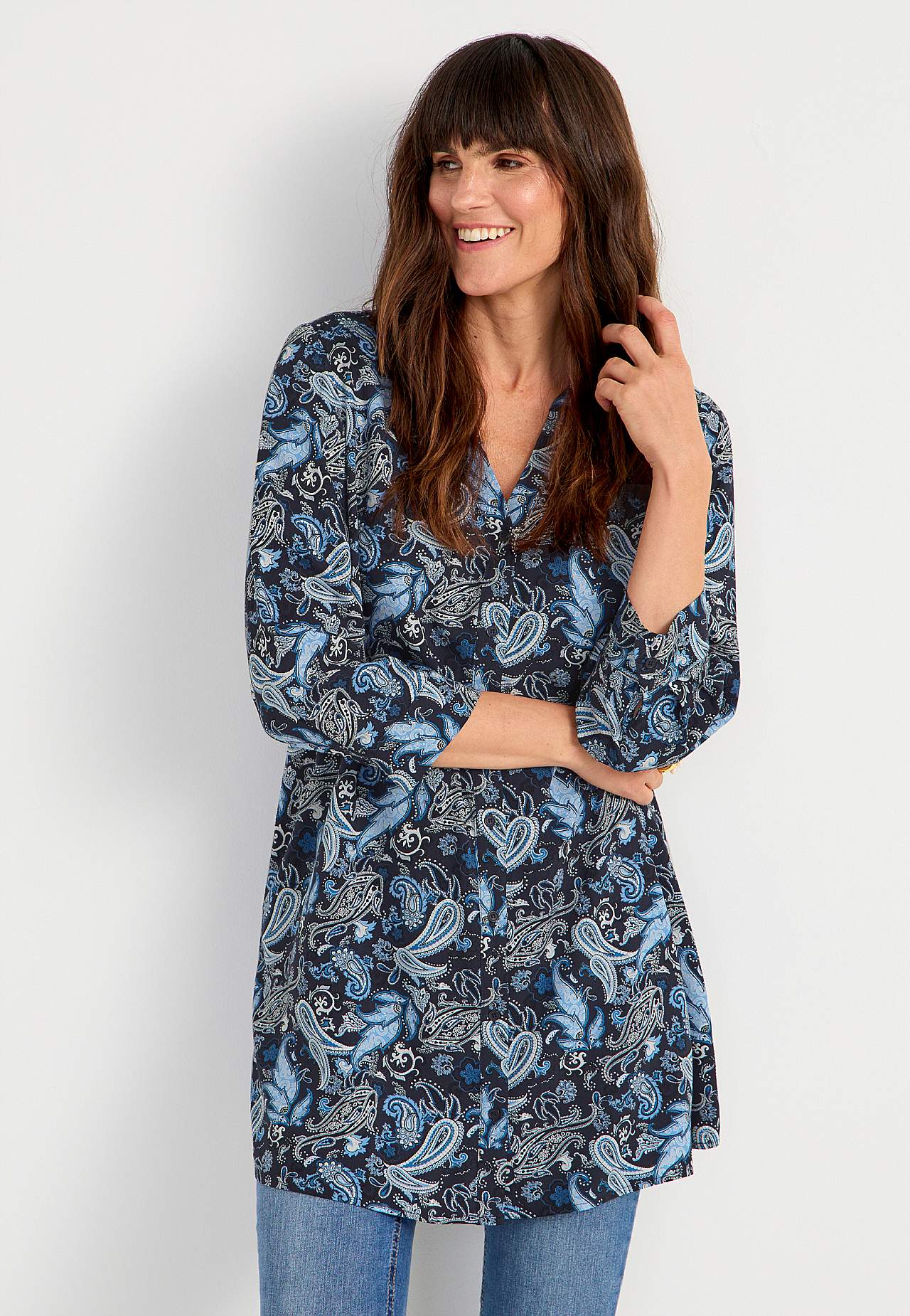 Patterned tunic