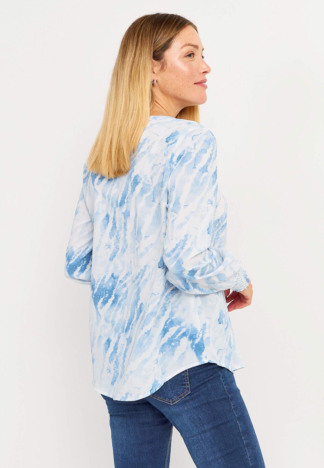 Blouse with ruffle Alva