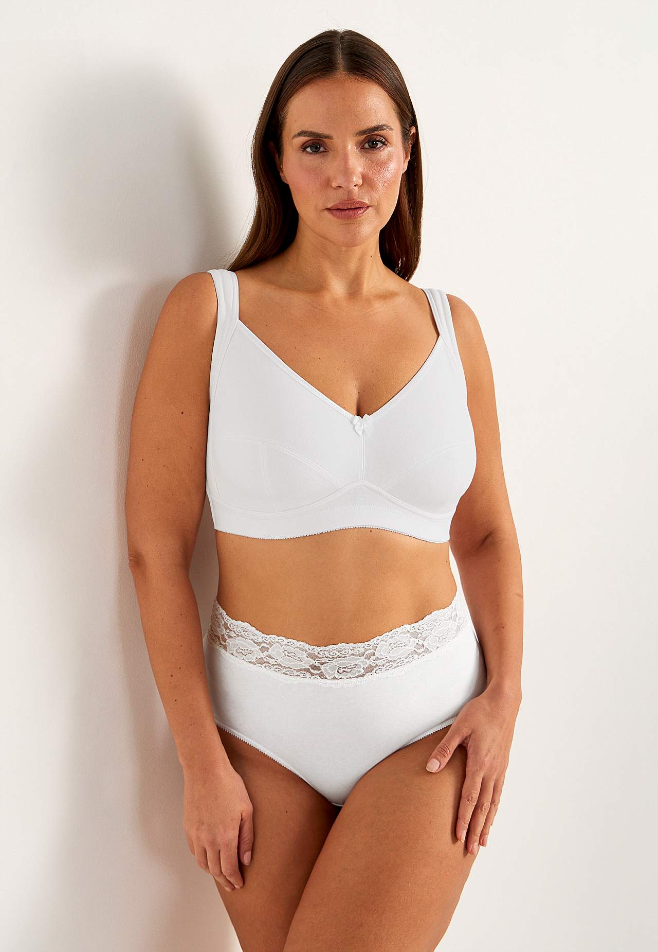 Wireless soft bra in cotton