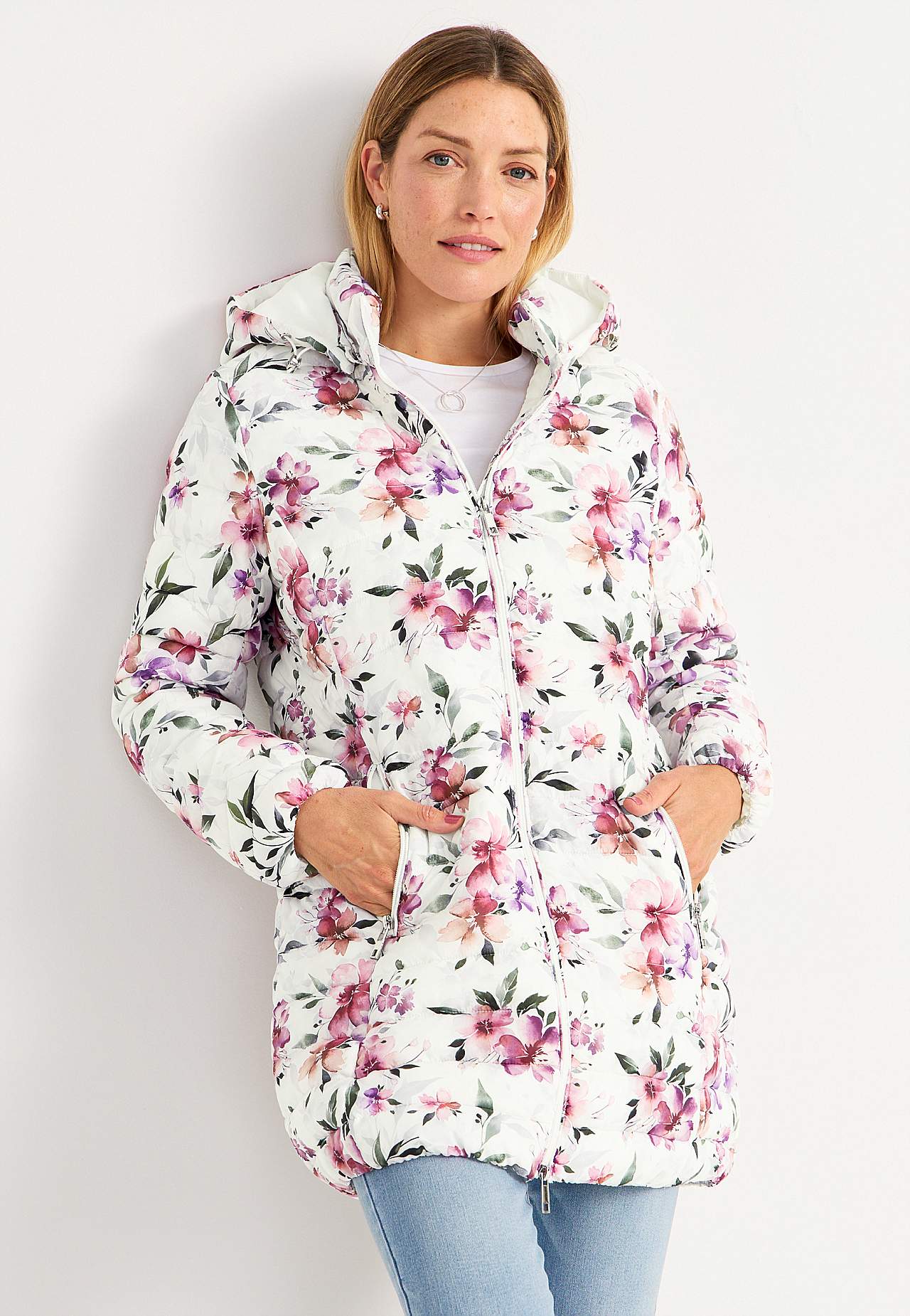 Floral lightweight jacket Margit