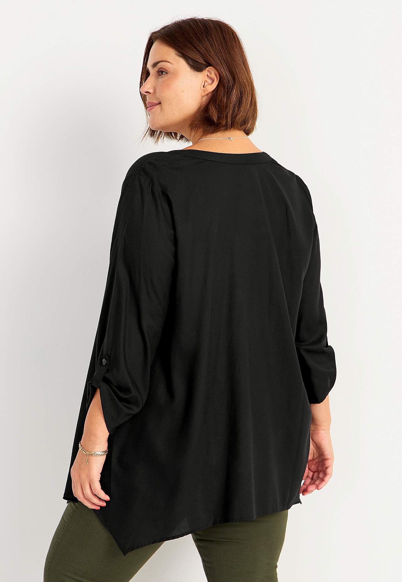 Tunic with V-neck