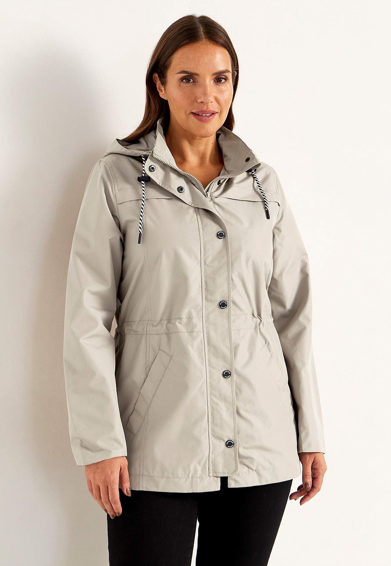 Windproof jacket with hood