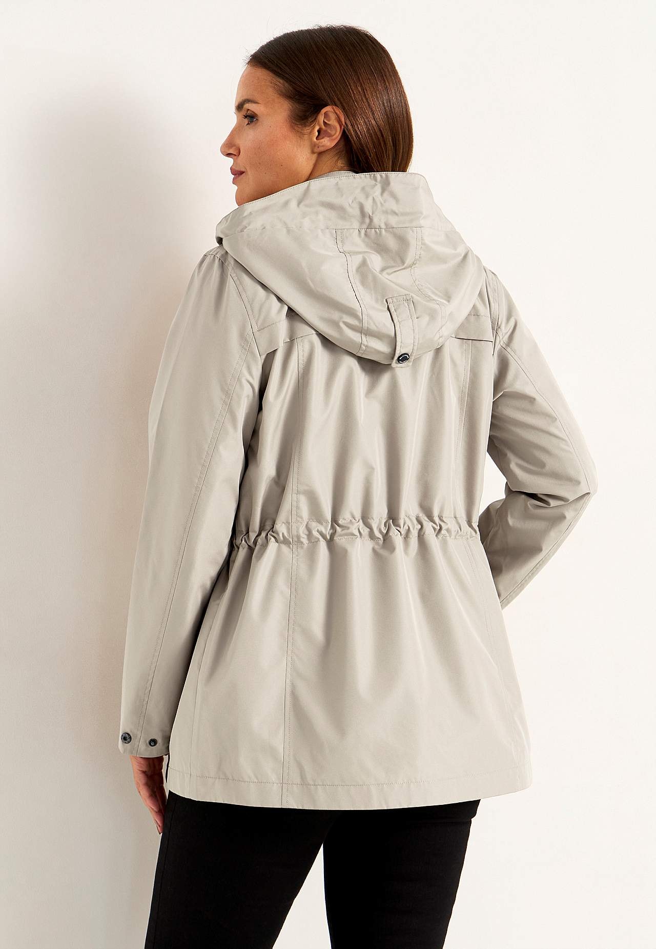 Windproof jacket with hood