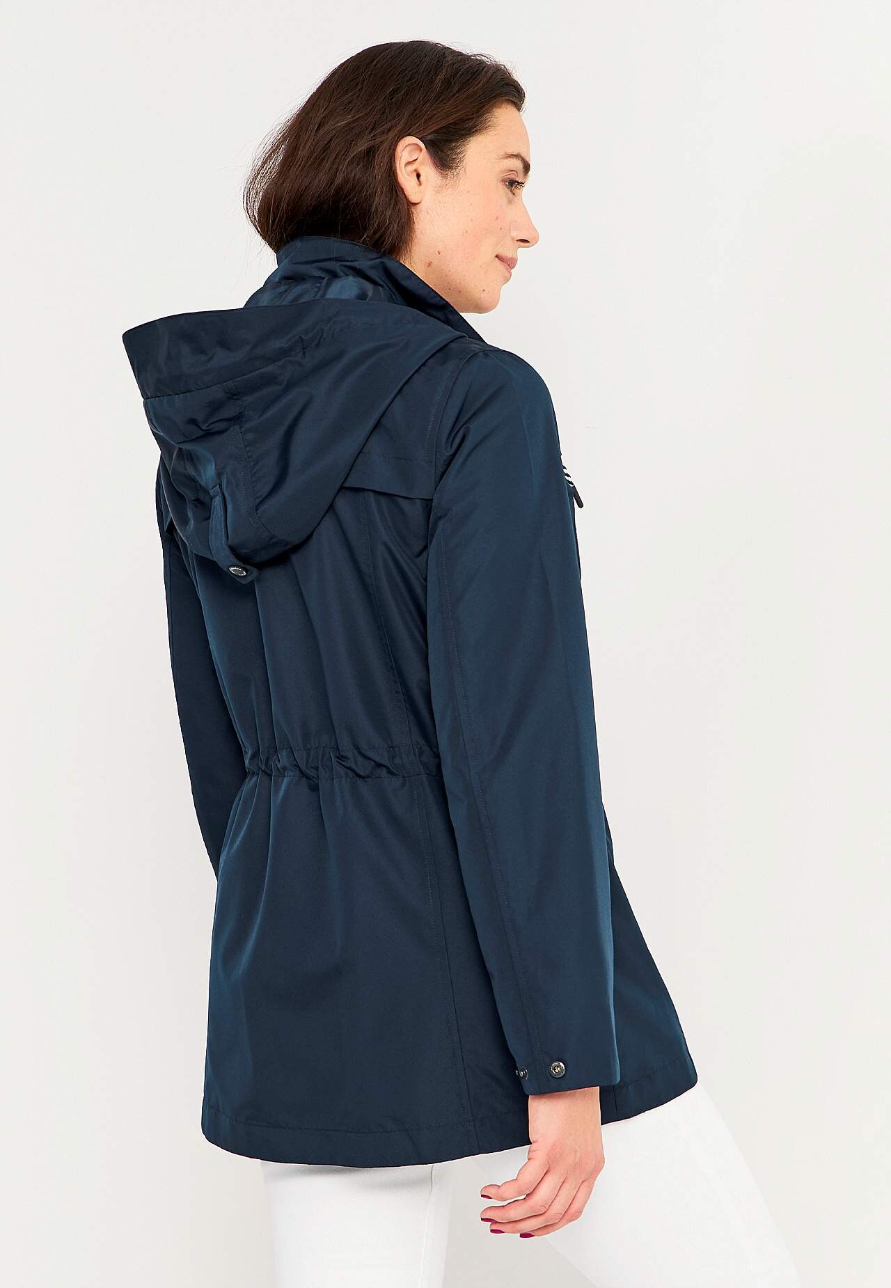 Windproof jacket with hood