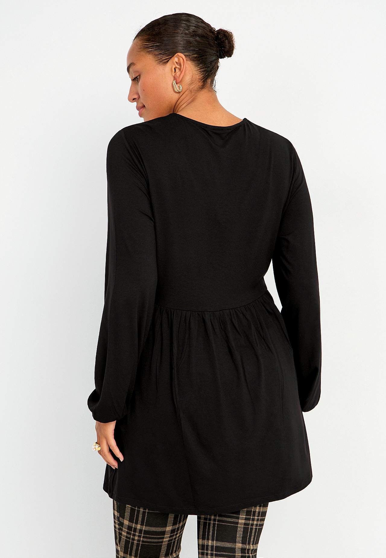 Long-sleeved jersey tuniq Agatha