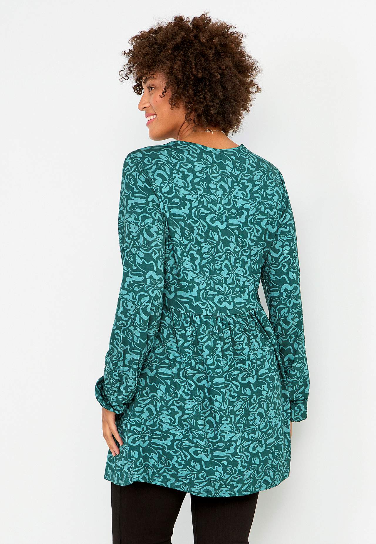 Long-sleeved jersey tuniq Agatha