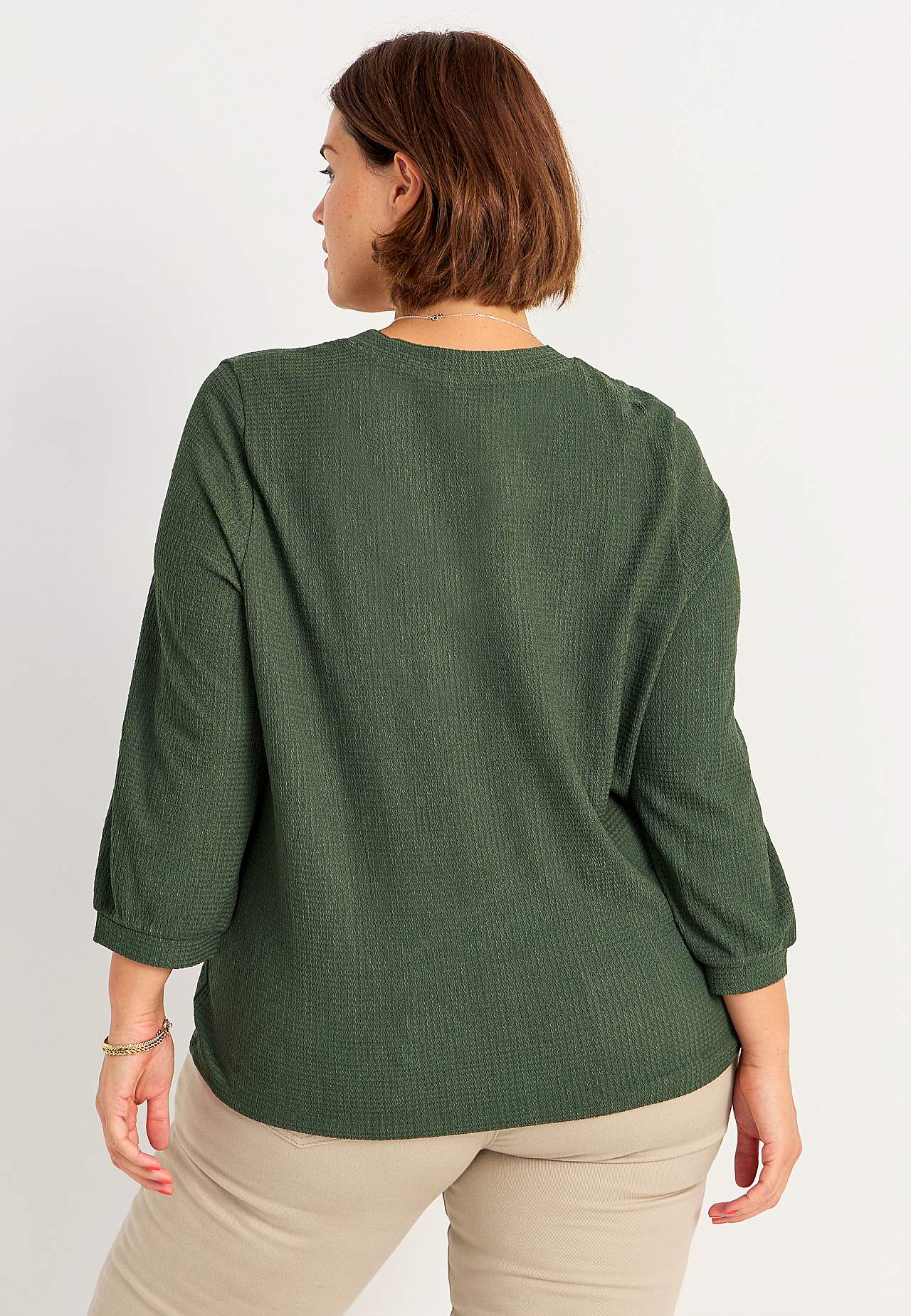 Jersey tuniq with 3/4 sleeve