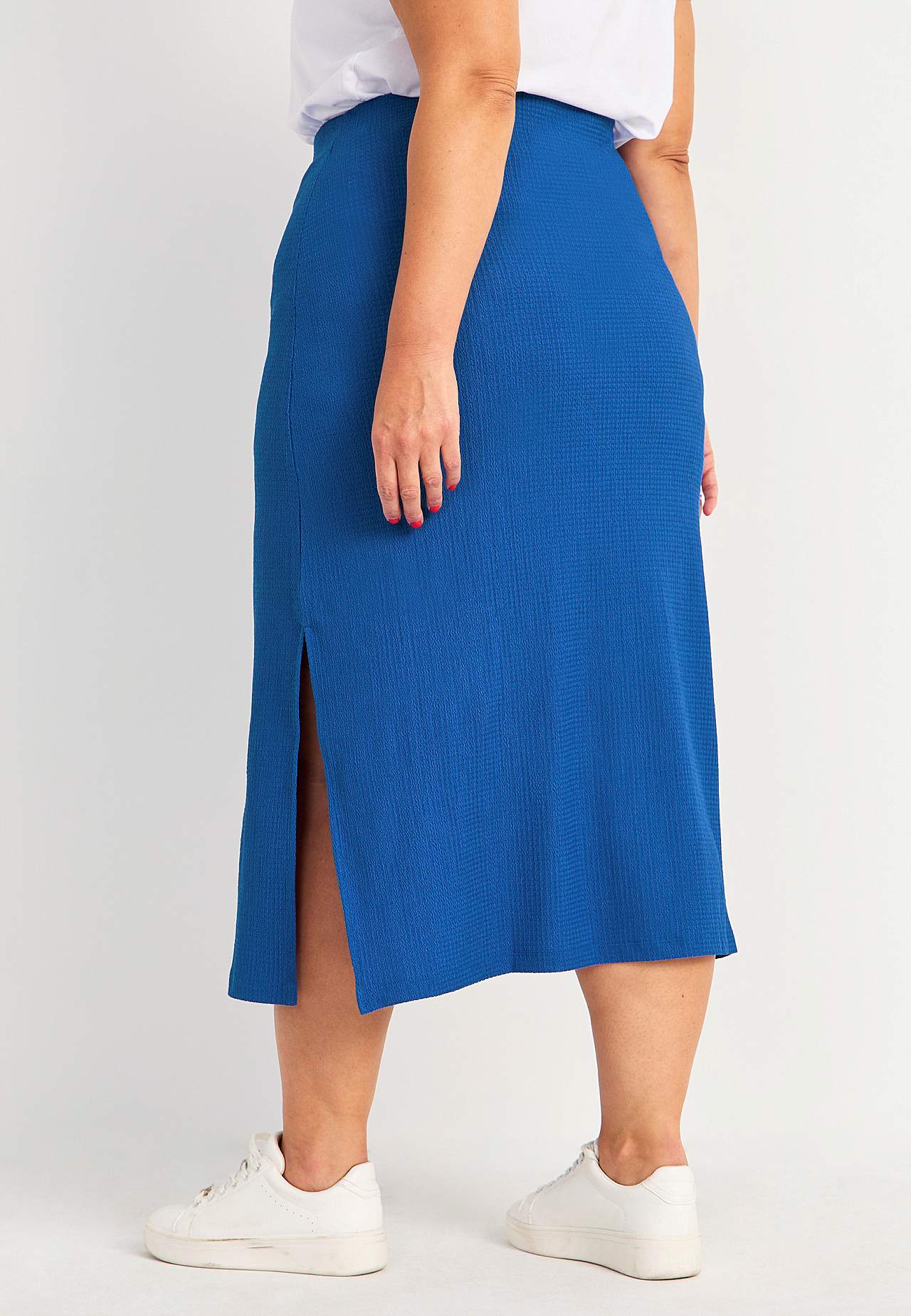 Jersey skirt with slit Janet