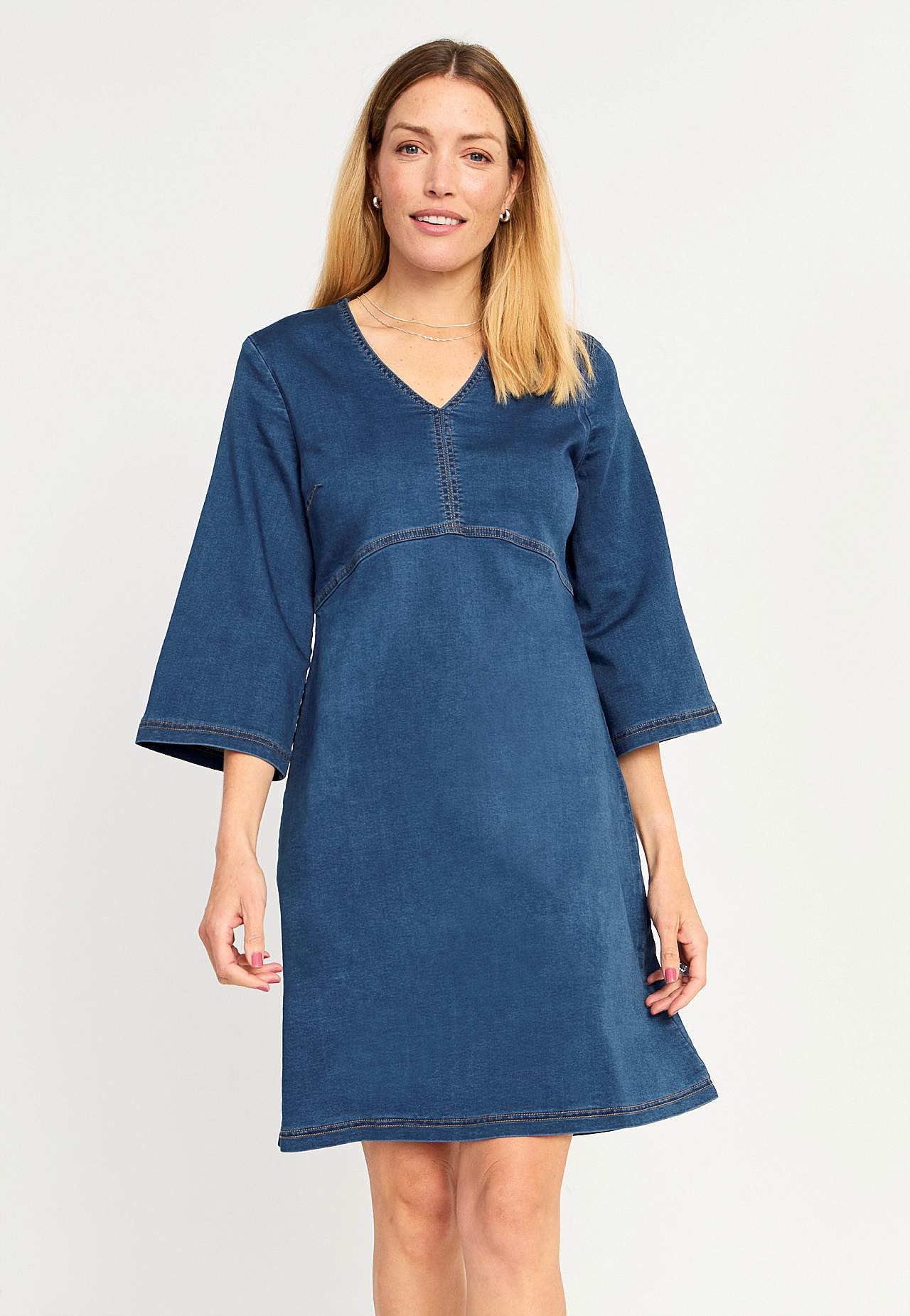 Dress in denim jersey Olga