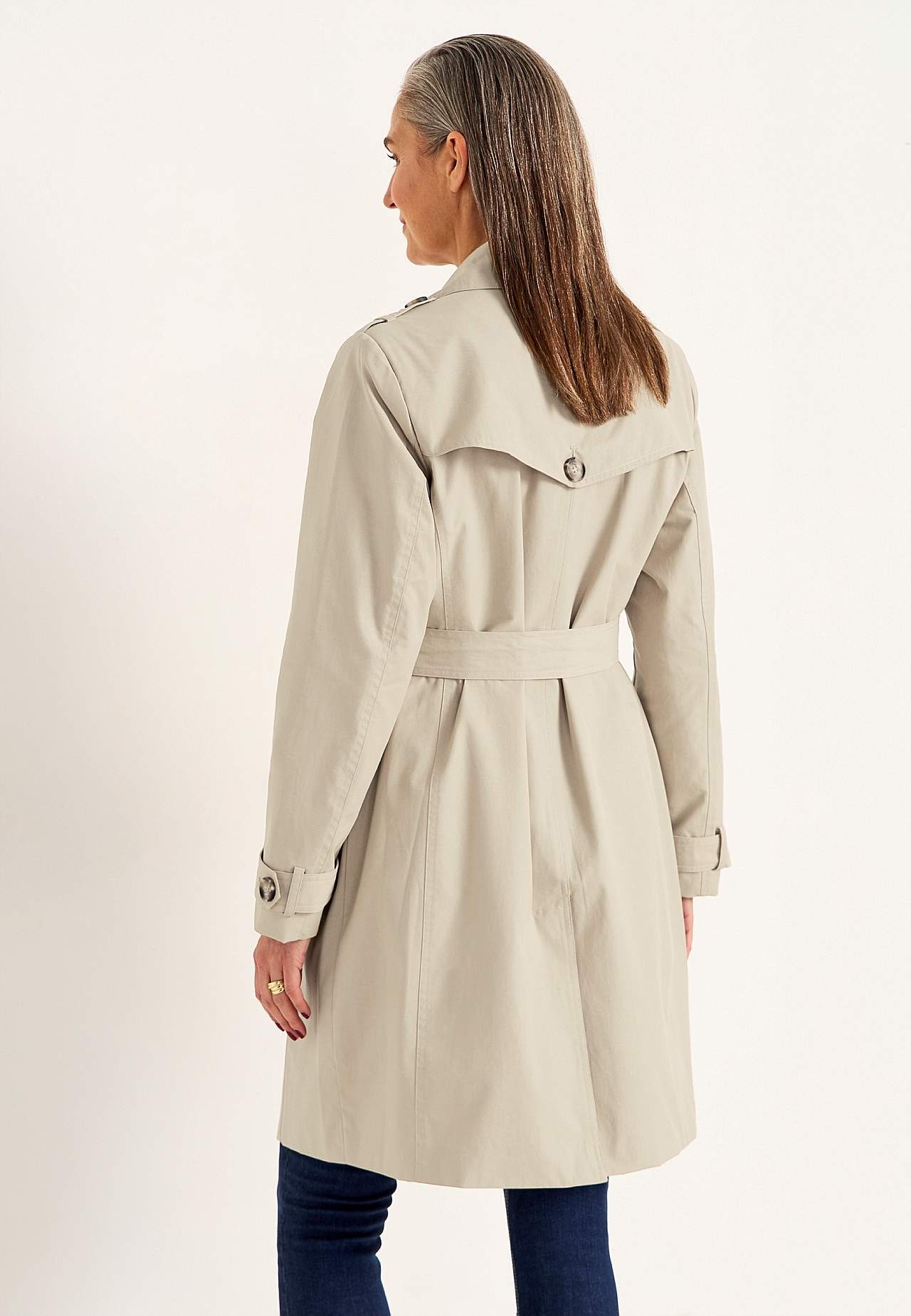 Single-breasted trenchcoat