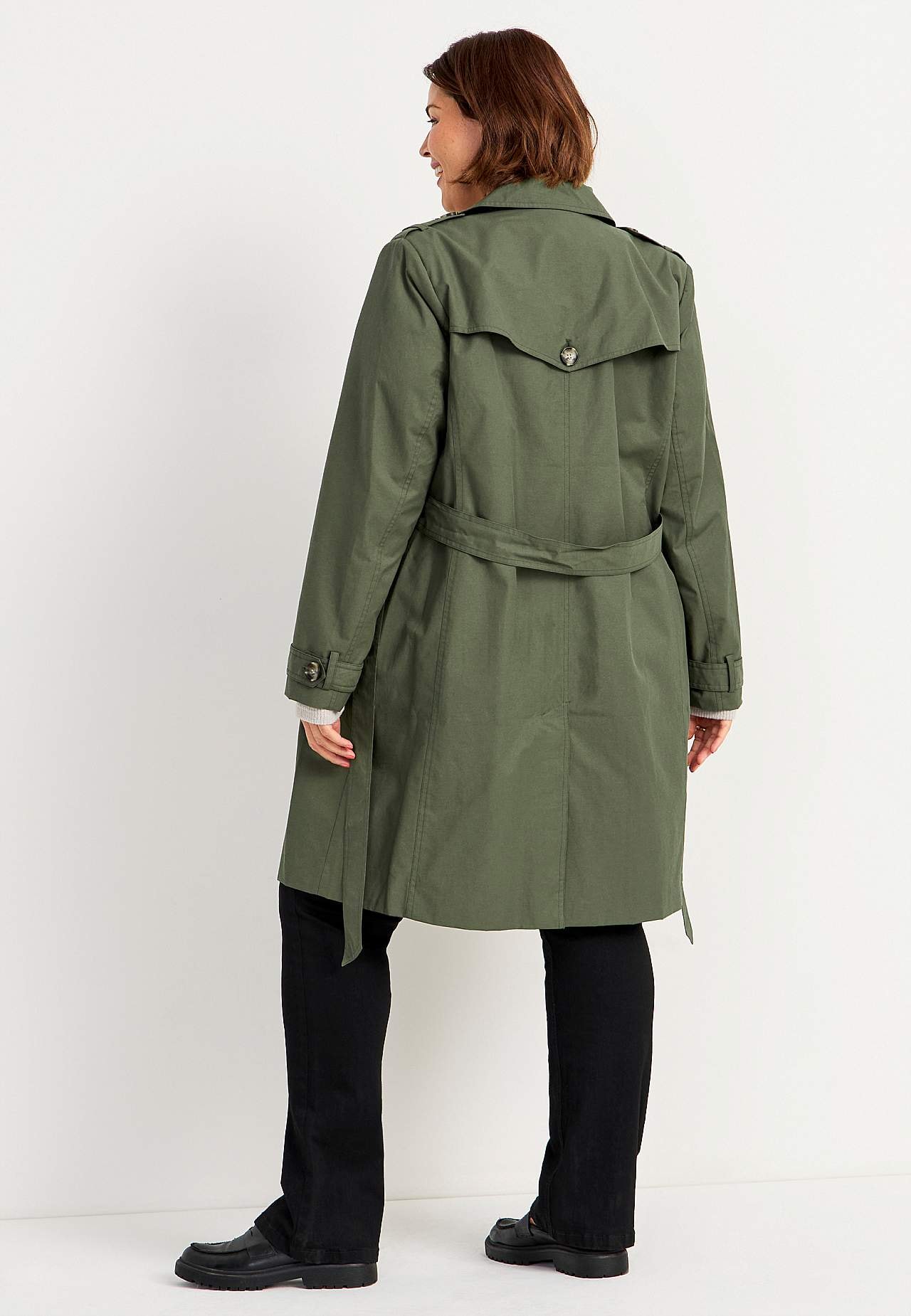 Single-breasted trenchcoat