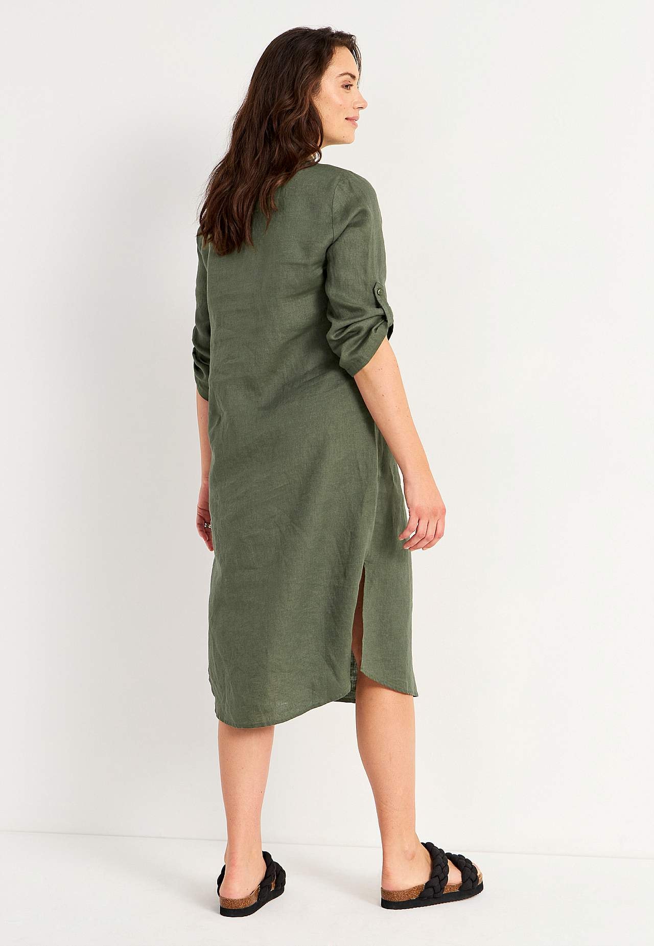Shirt Premium dress in flax