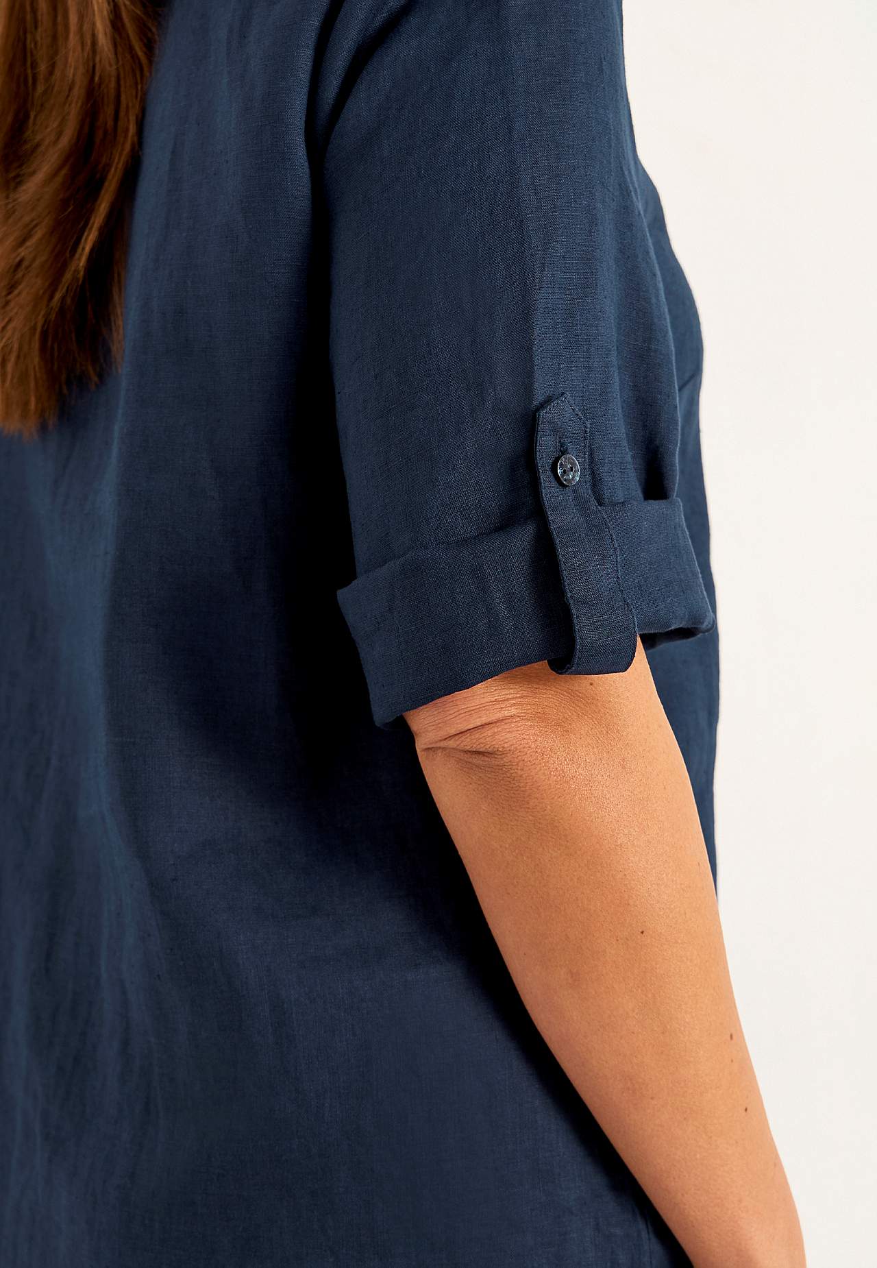 Shirt Premium dress in flax
