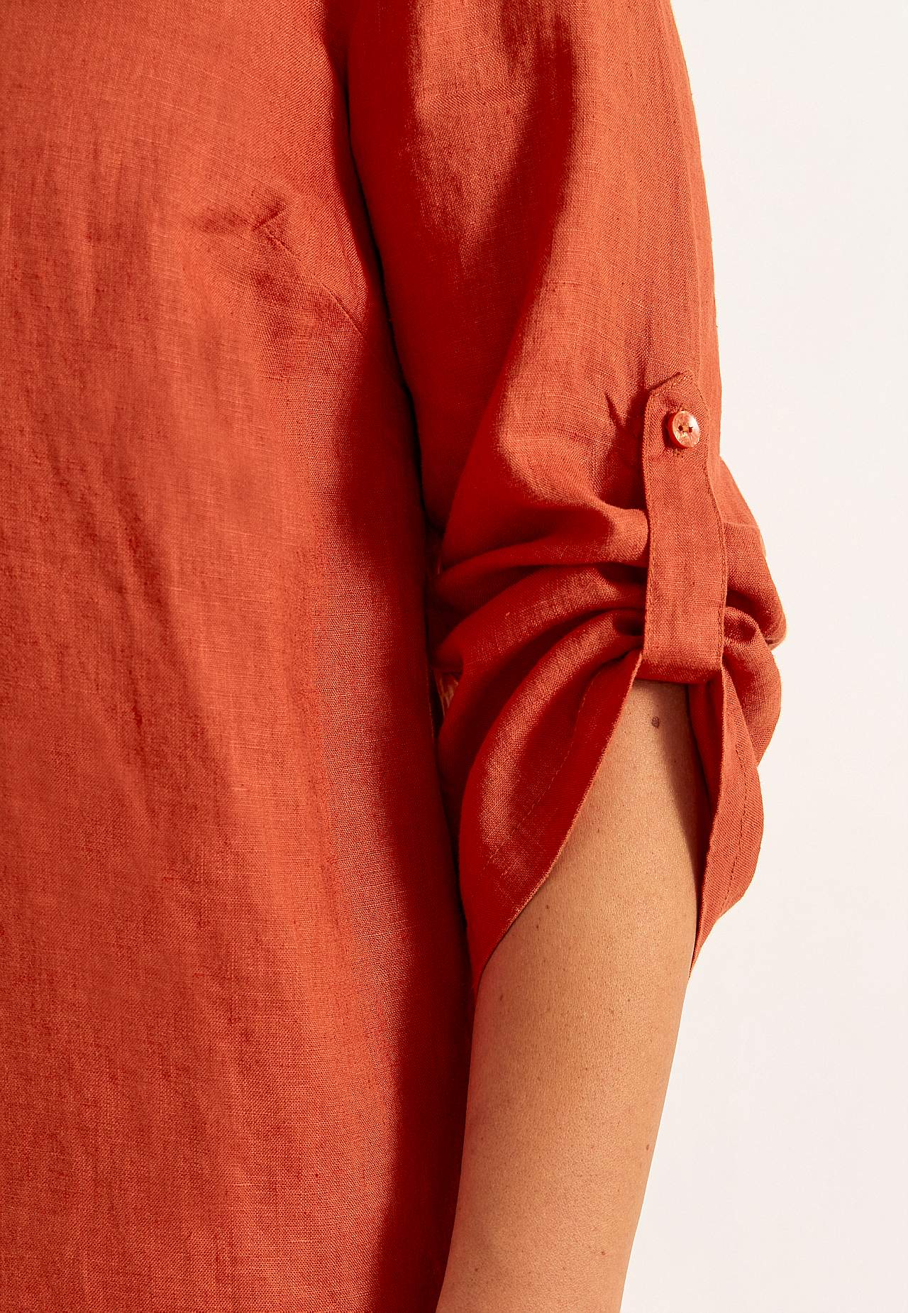 Shirt Premium dress in flax