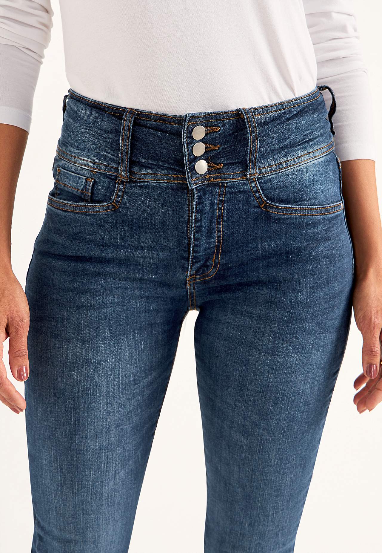 Boot cut jeans with high waist Jennifer