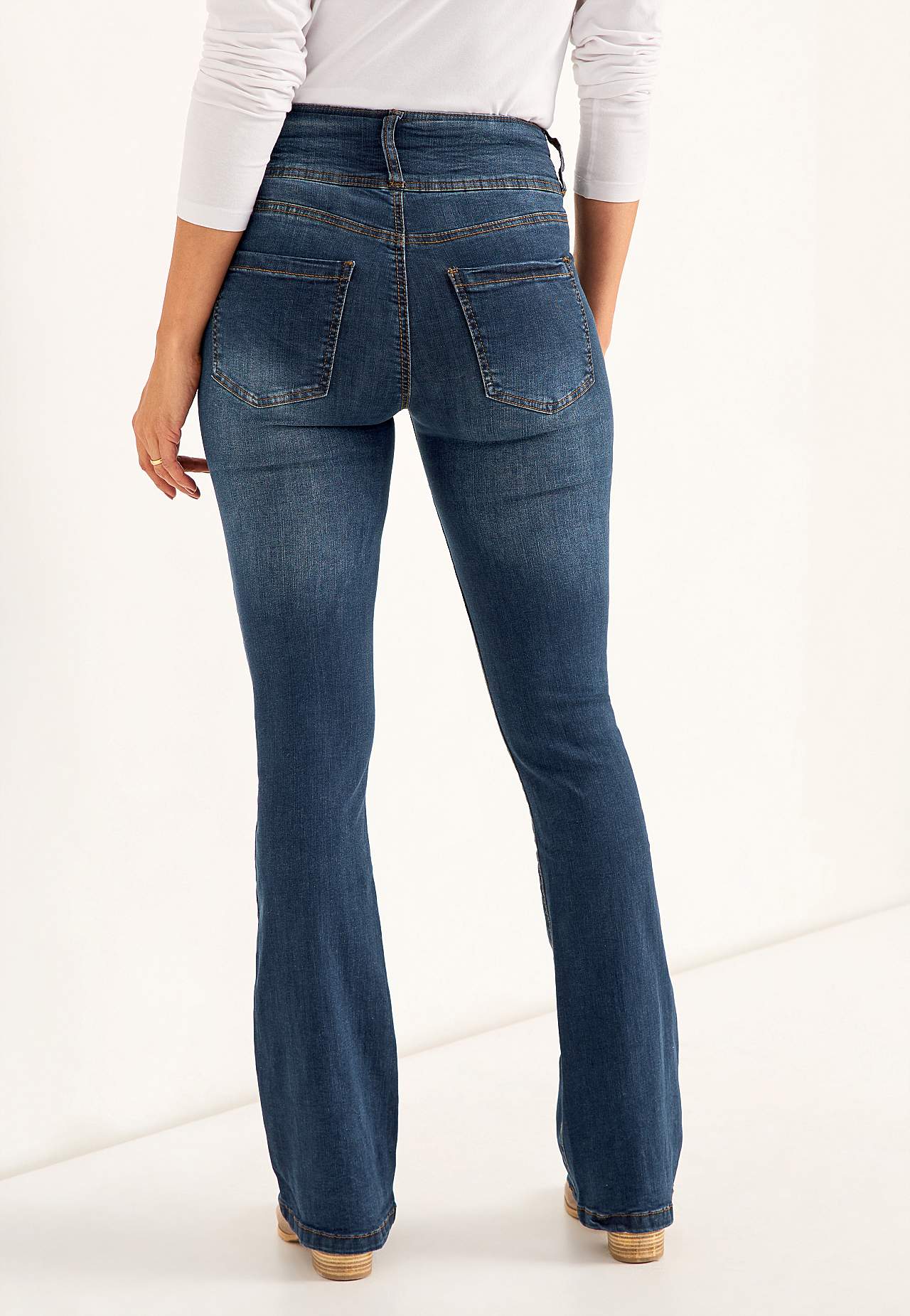 Boot cut jeans with high waist Jennifer