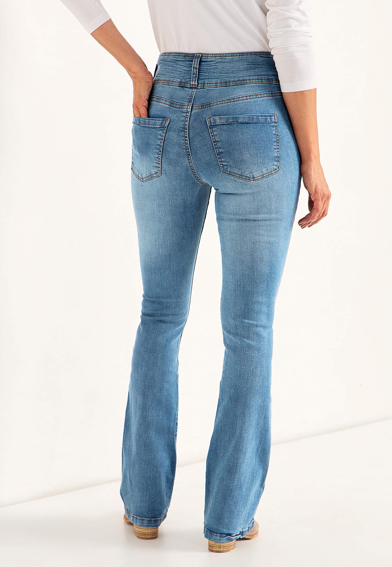 Boot cut jeans with high waist Jennifer