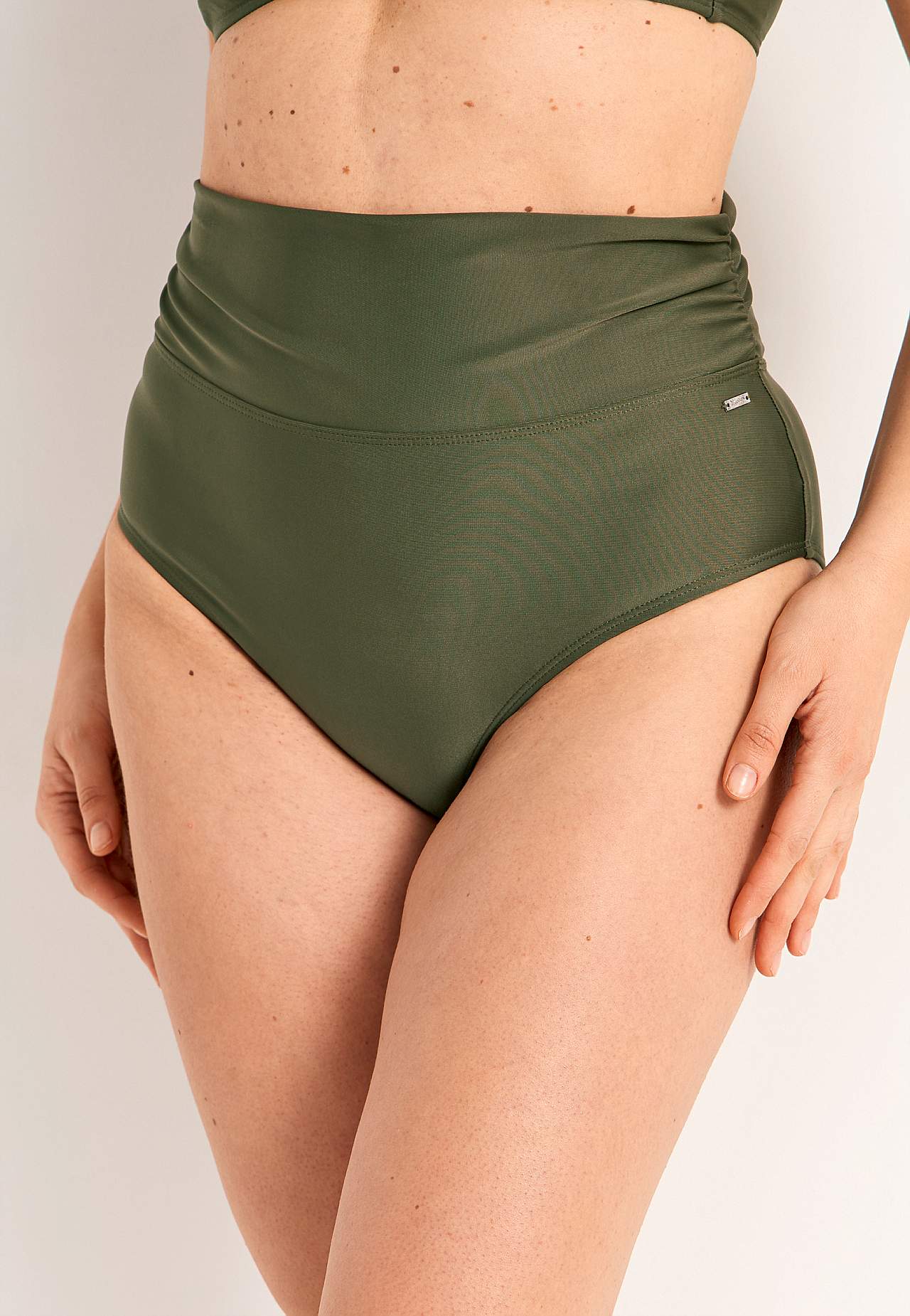 Bikinitrusse med foldbar kant ved taljen Amalfi billede