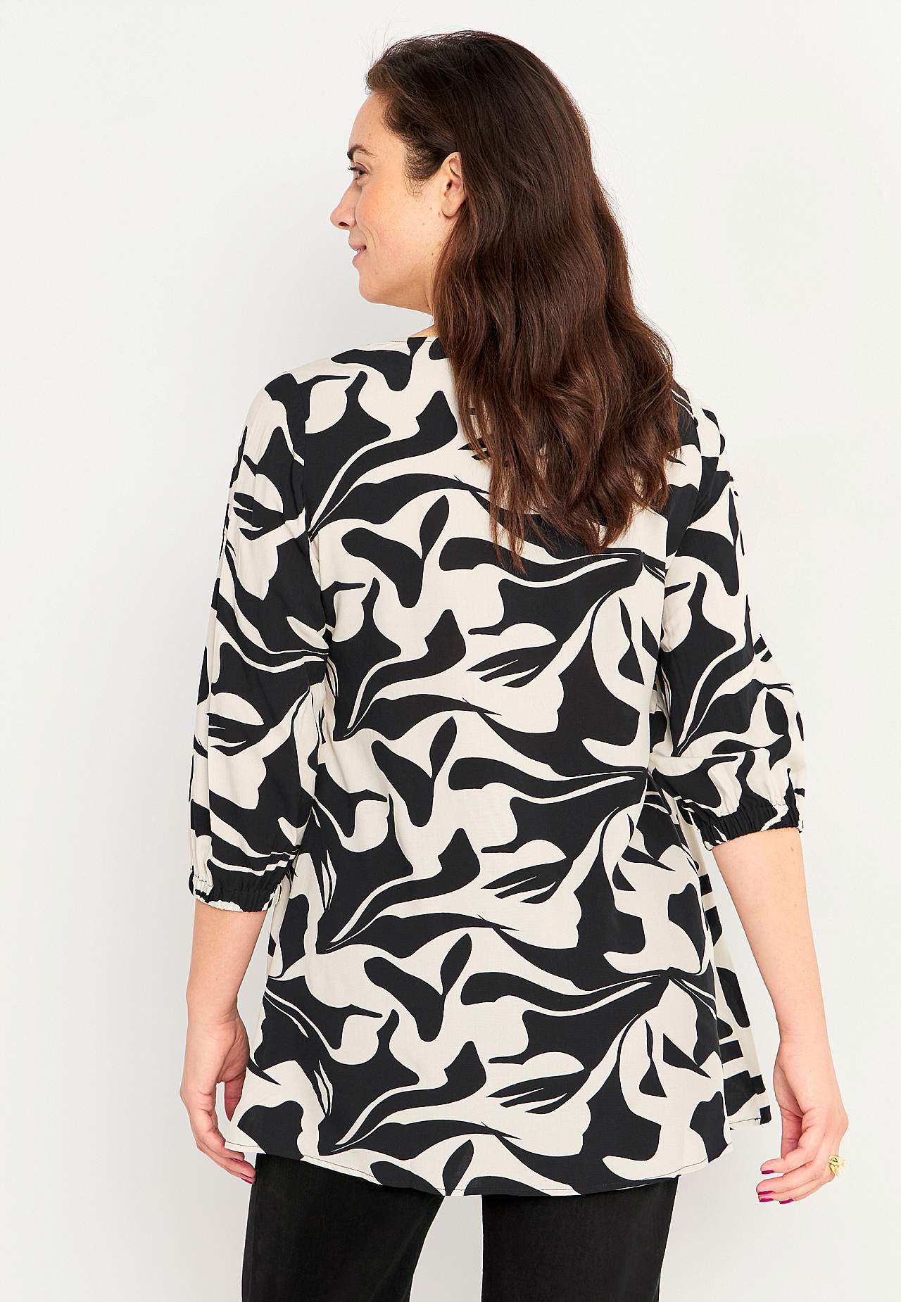 Tunic with 3/4 sleeve