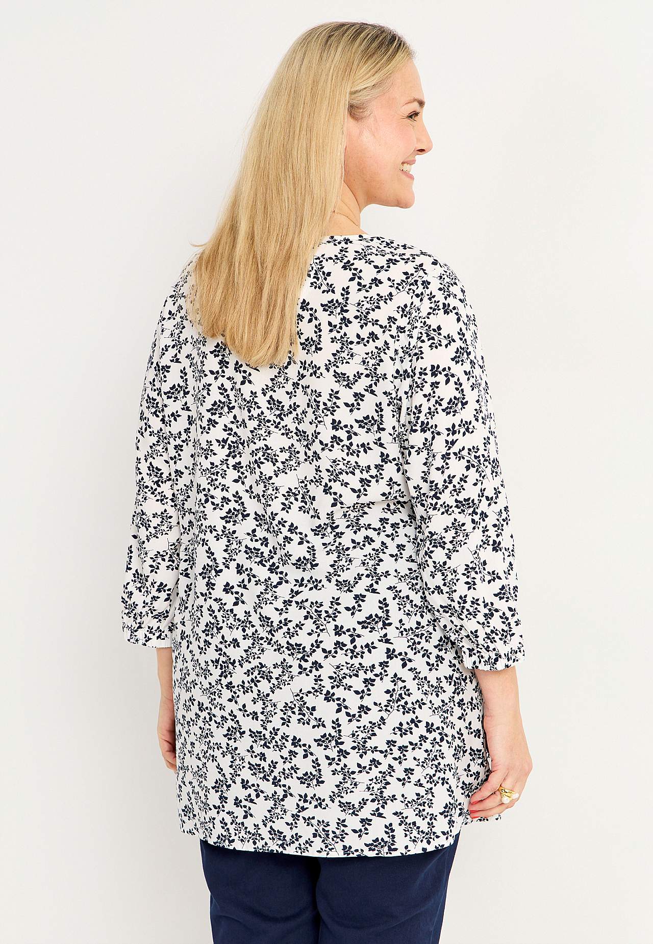 Tunic with 3/4 sleeve