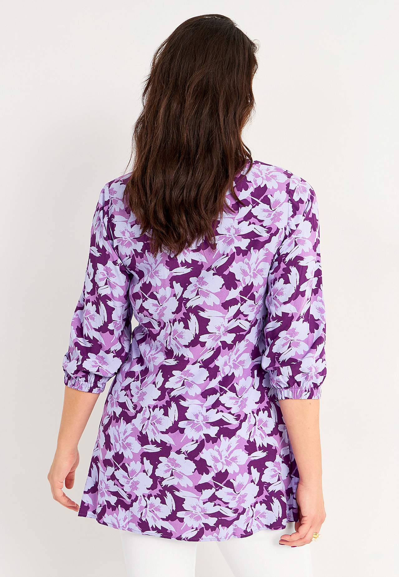 Tunic with 3/4 sleeve