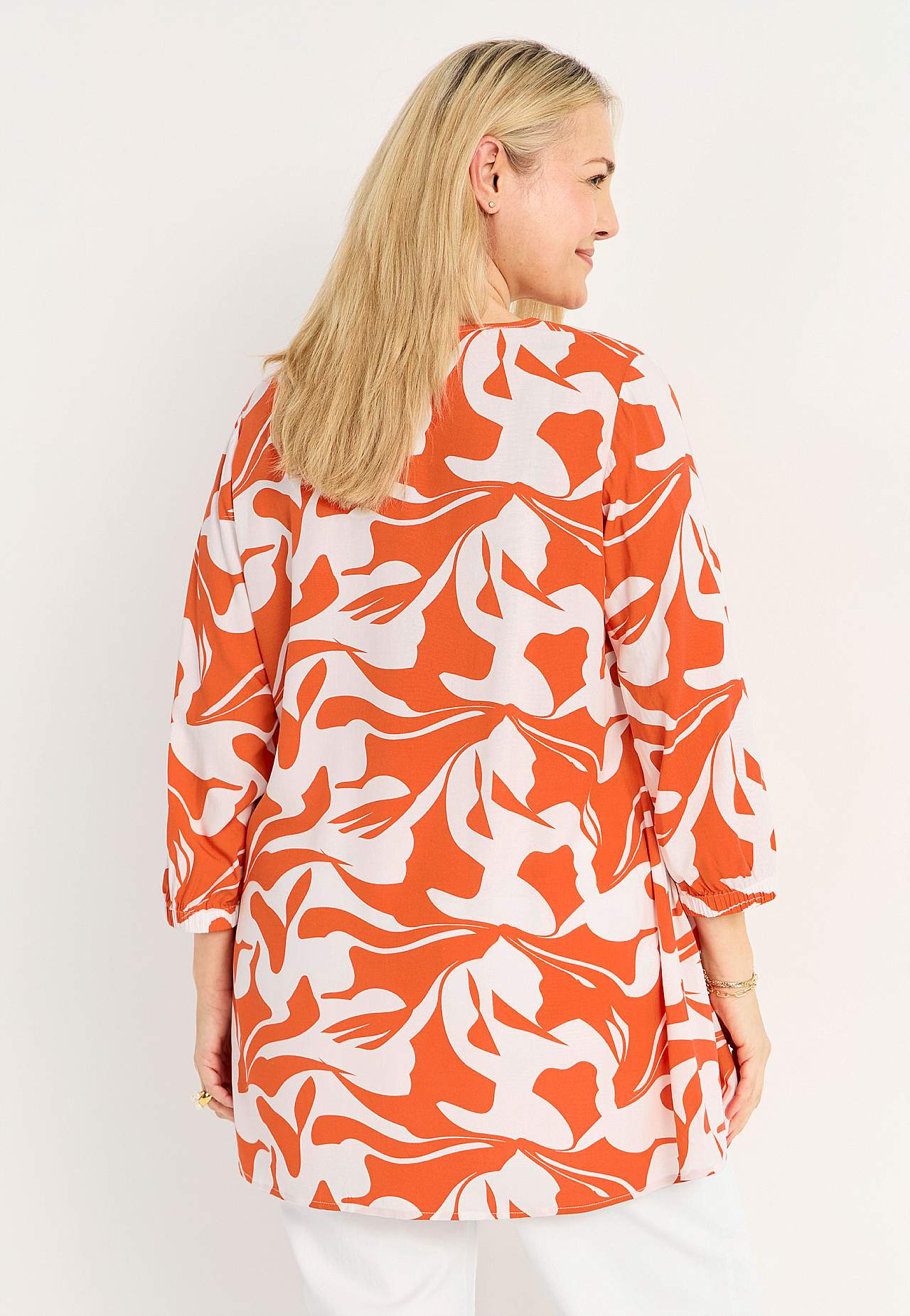 Tunic with 3/4 sleeve