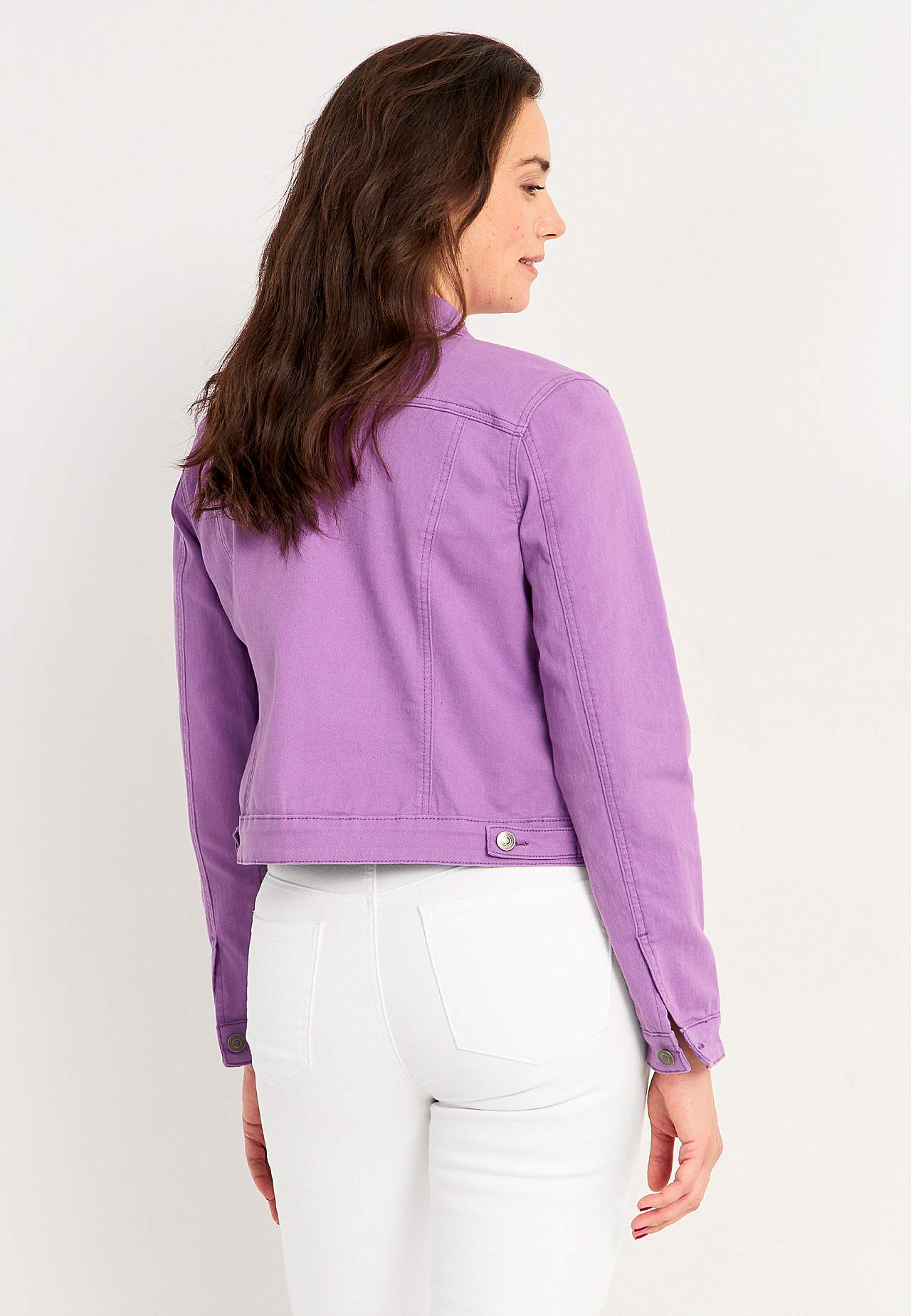 Denim jacket with stretch
