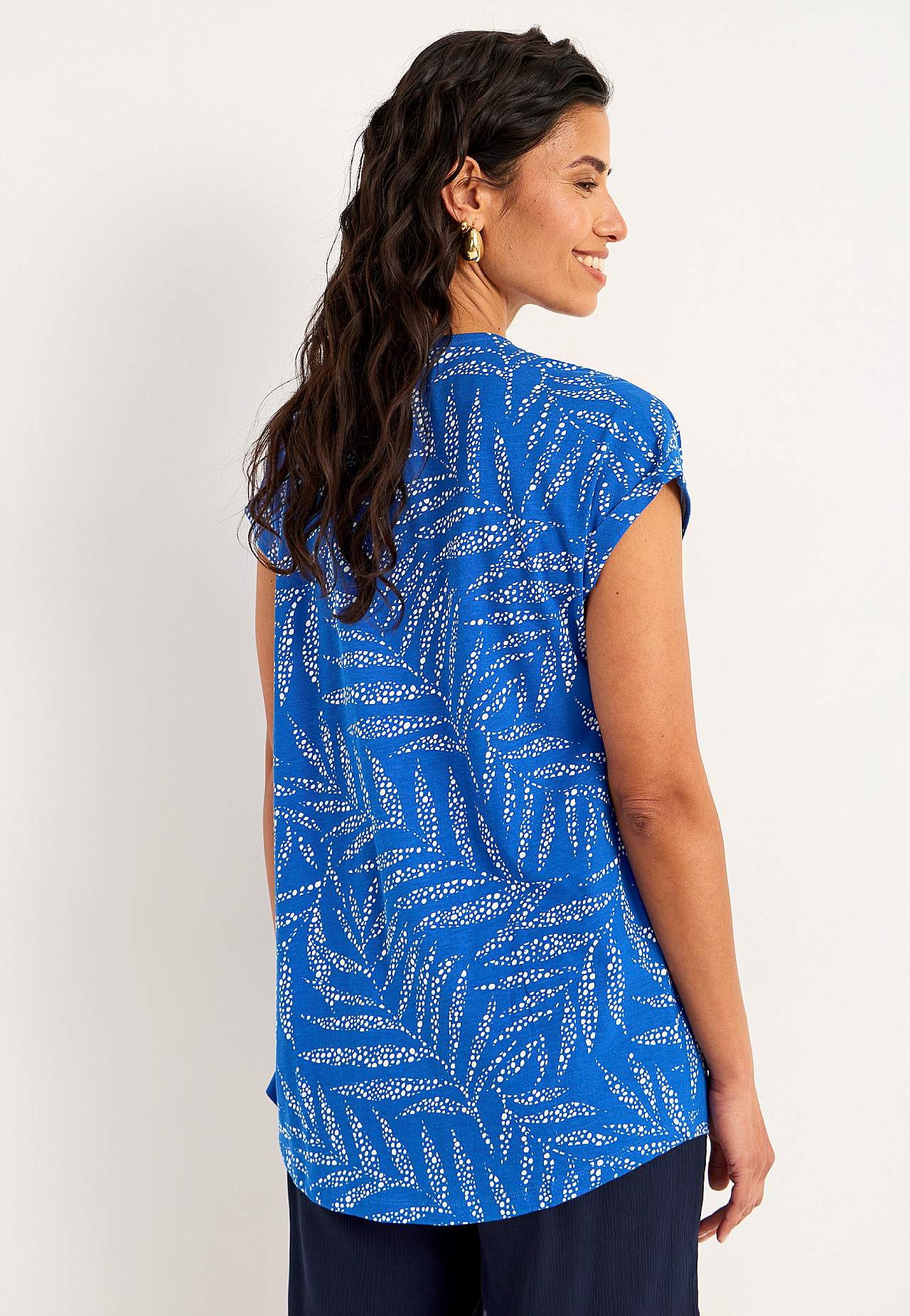 Short-sleeved jersey tuniq