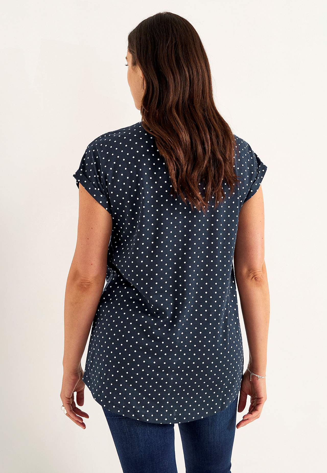 Short-sleeved jersey tuniq