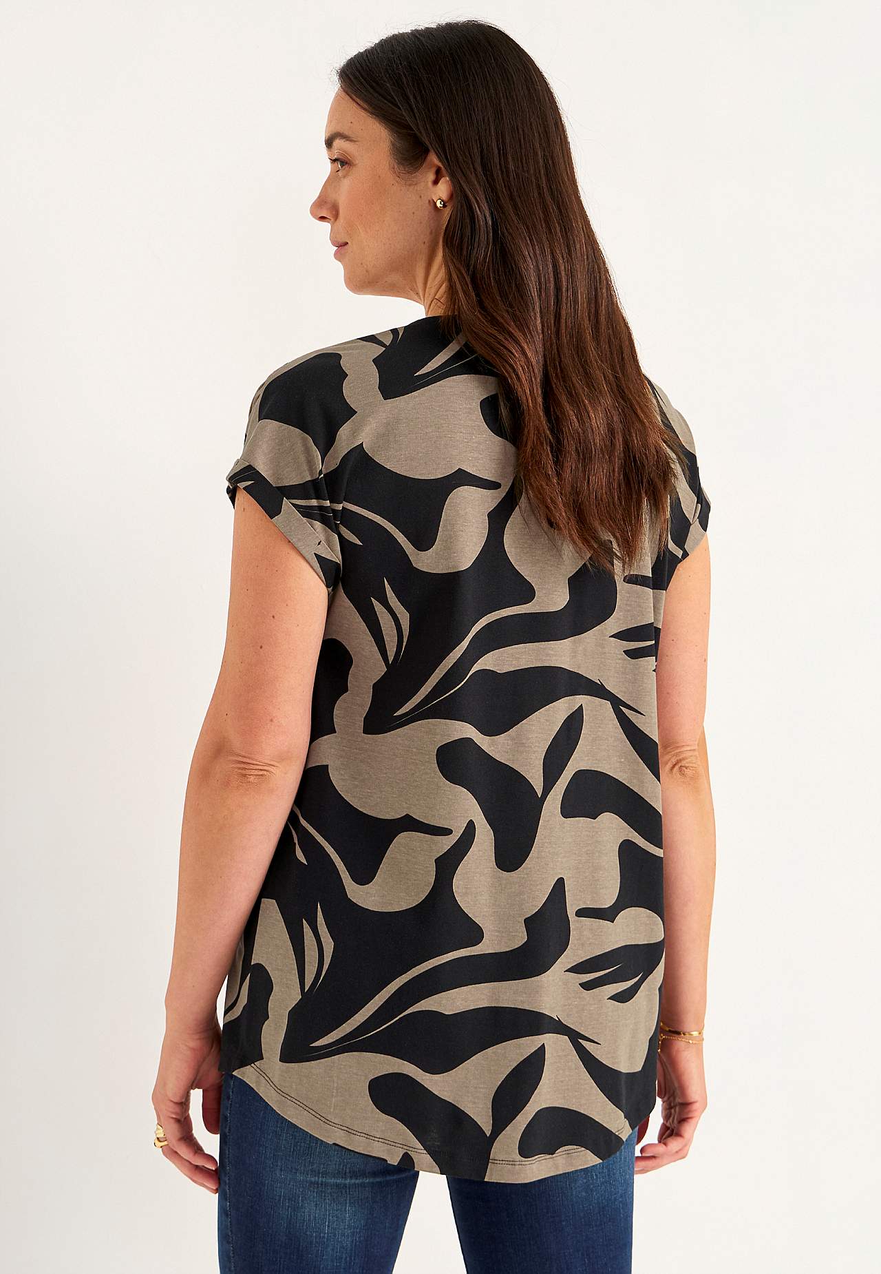 Short-sleeved jersey tuniq