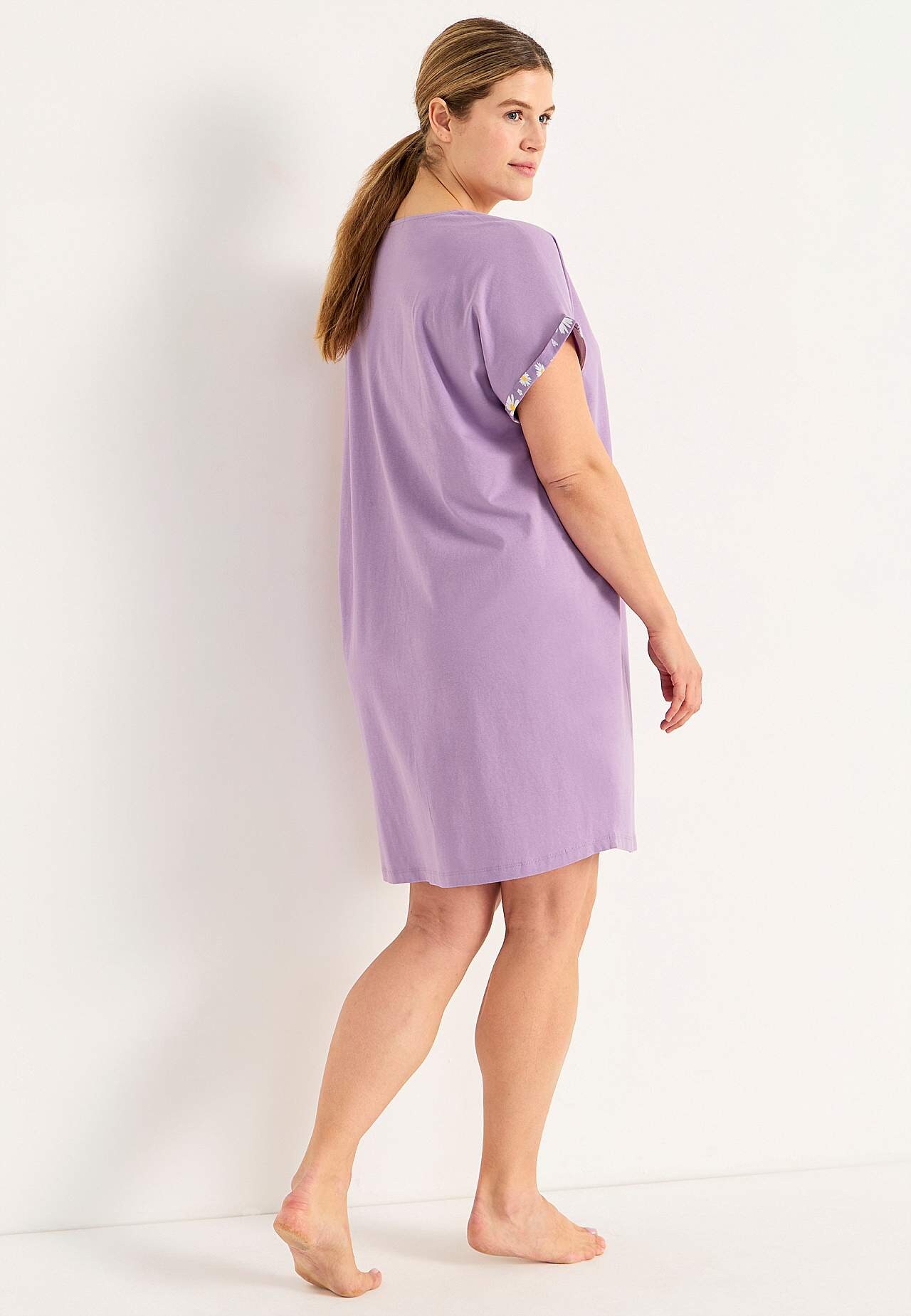 Nightdresses with chest pocket 2-pack