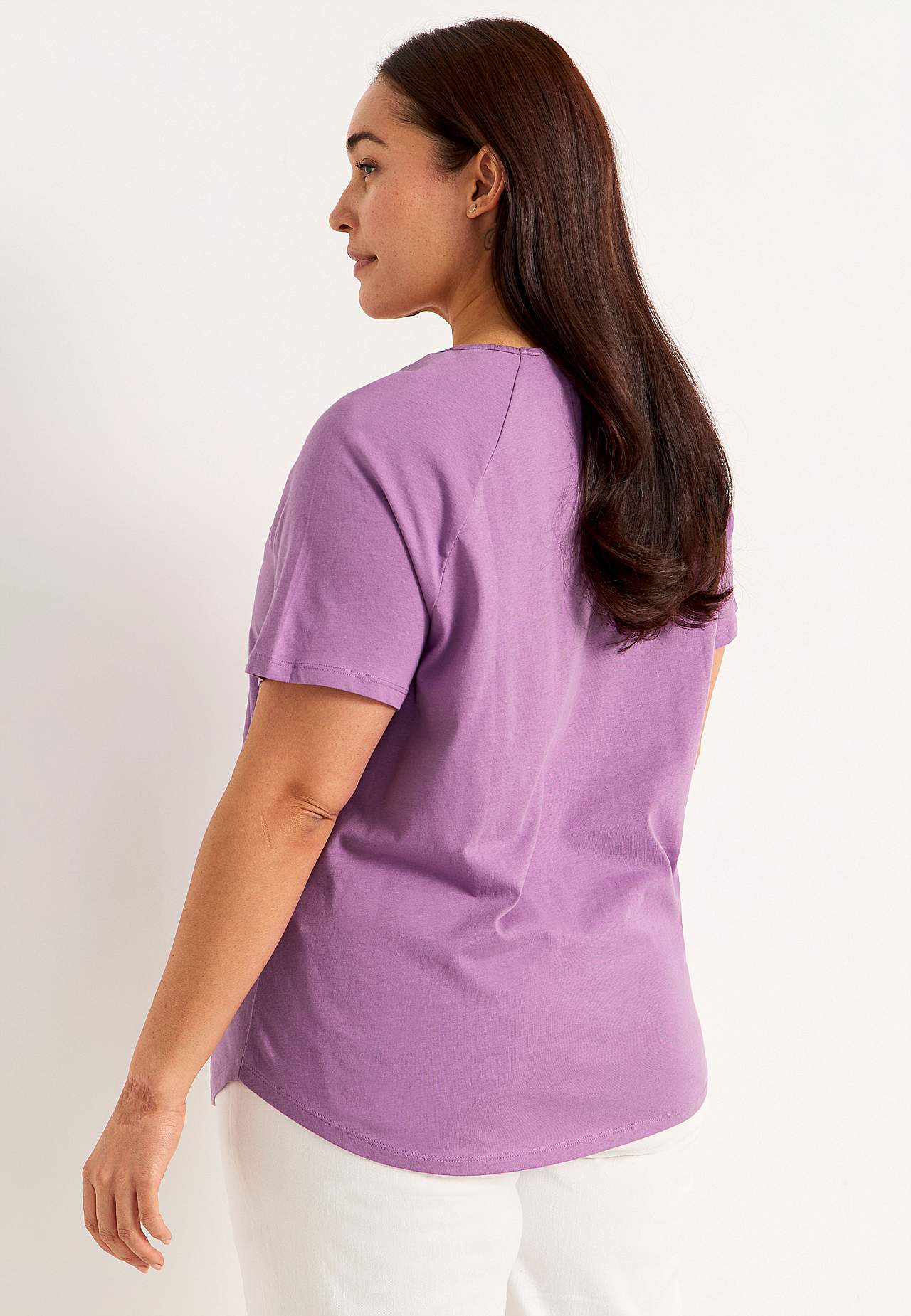 Jersey top with raglan sleeve 2-pack