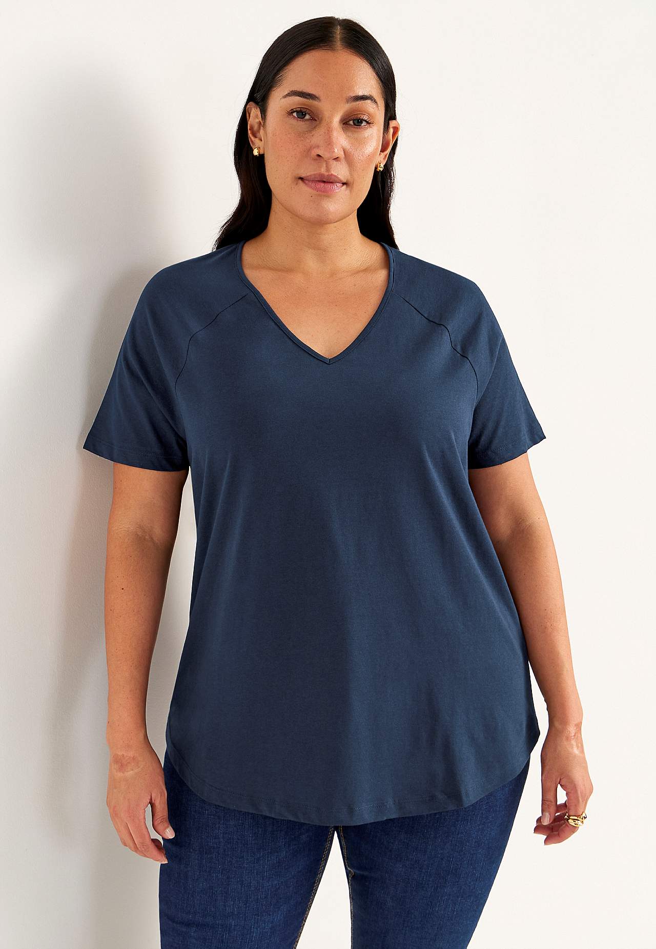 Jersey top with raglan sleeve Alex 2-pack