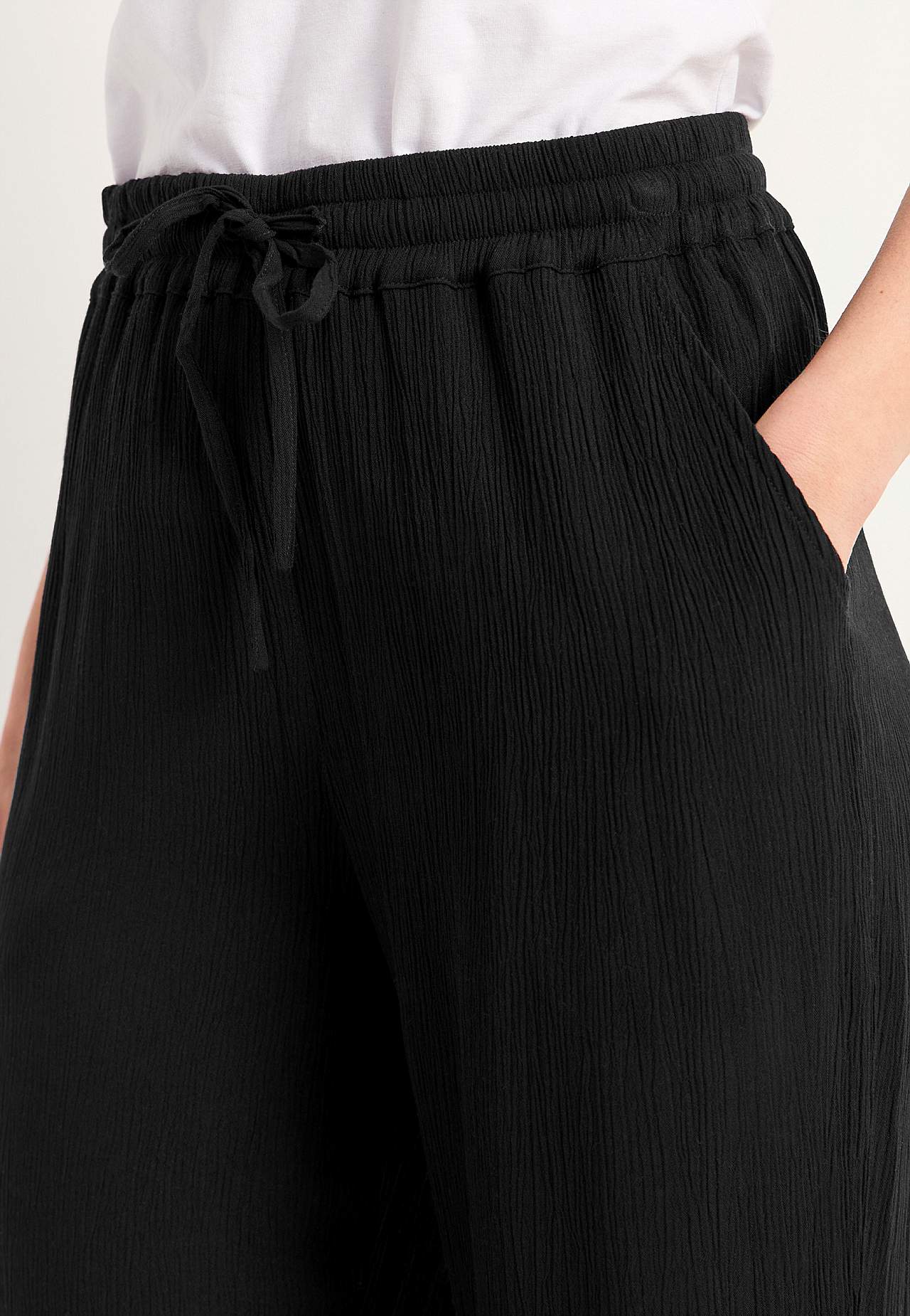 Crepe trousers