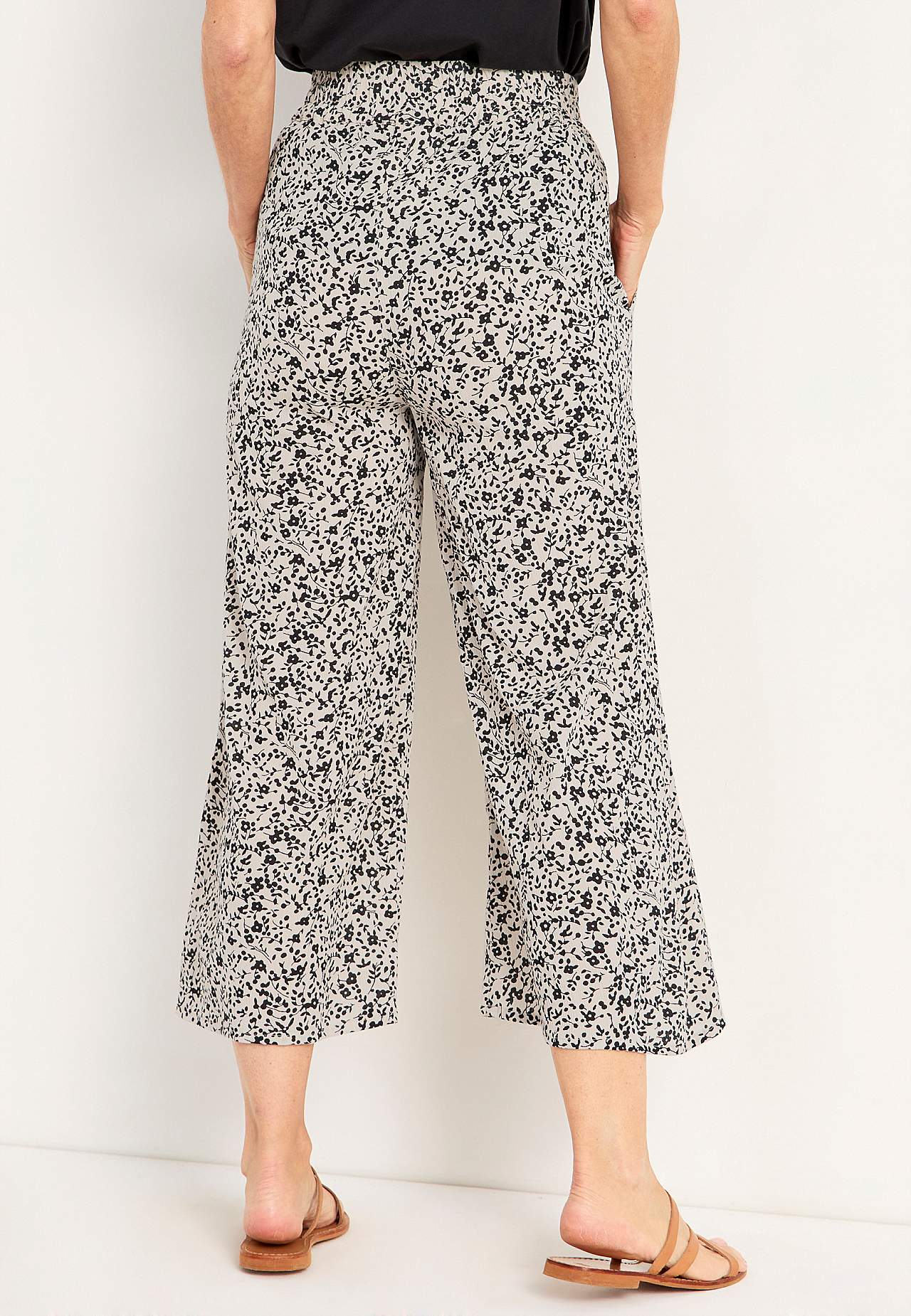 Crepe culotte trousers Mia