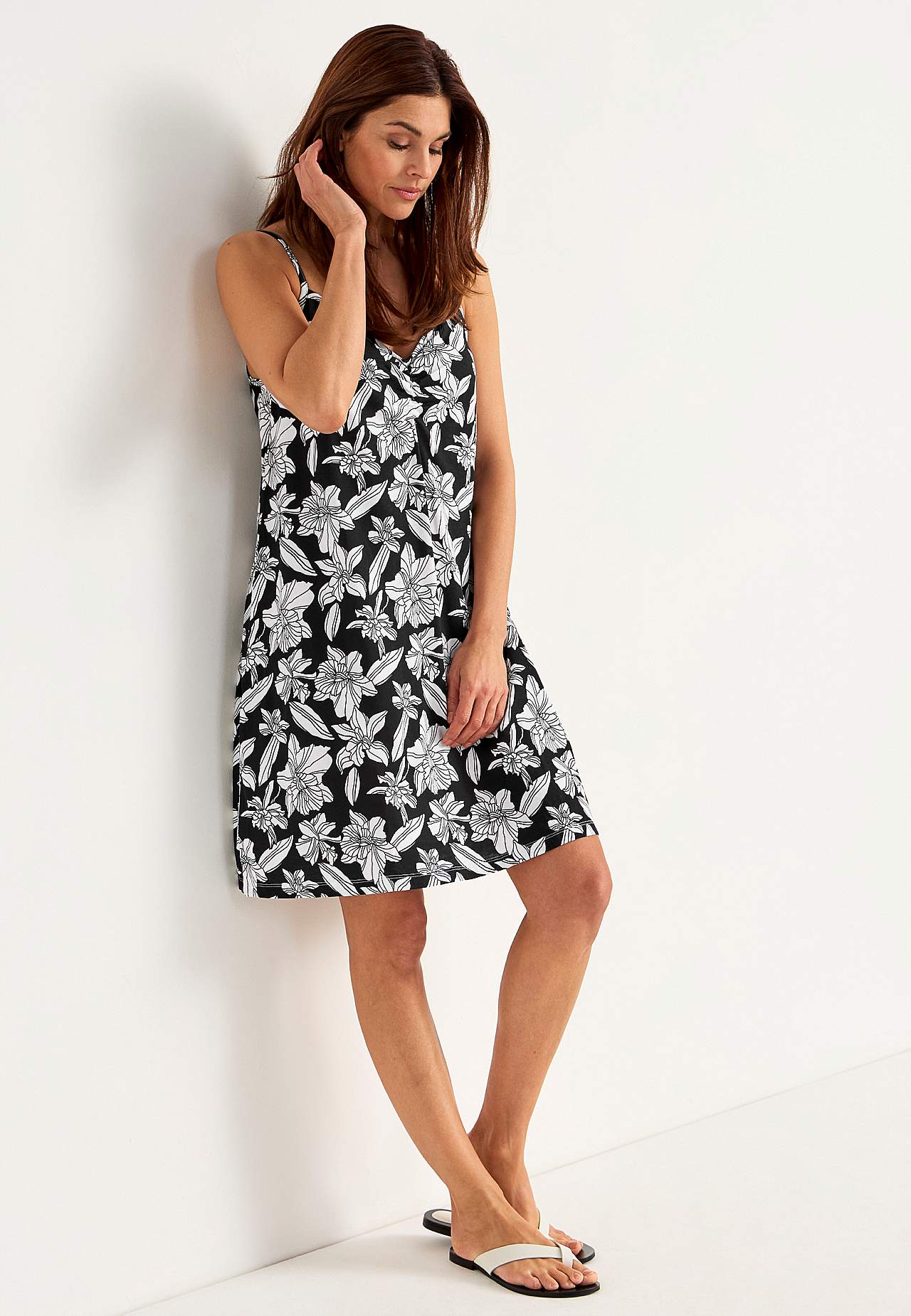 Beach dress in tricot