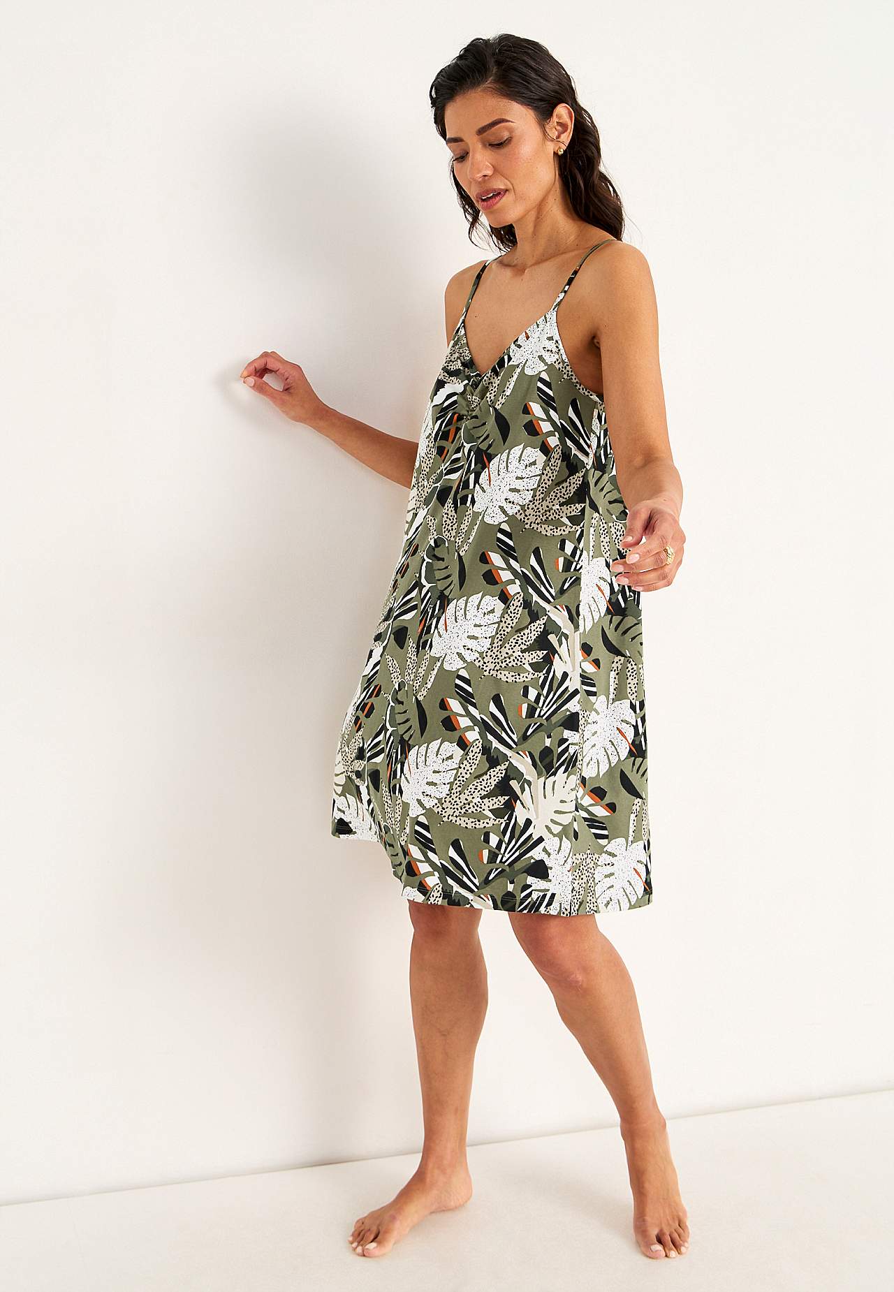 Beach dress in tricot