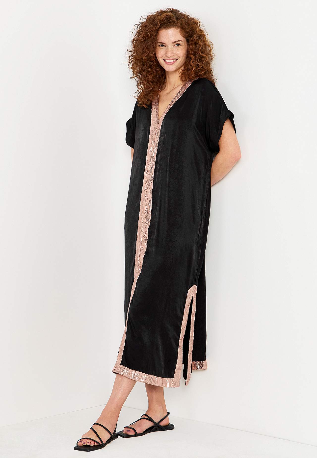 Kaftan dress with sequins Santorini