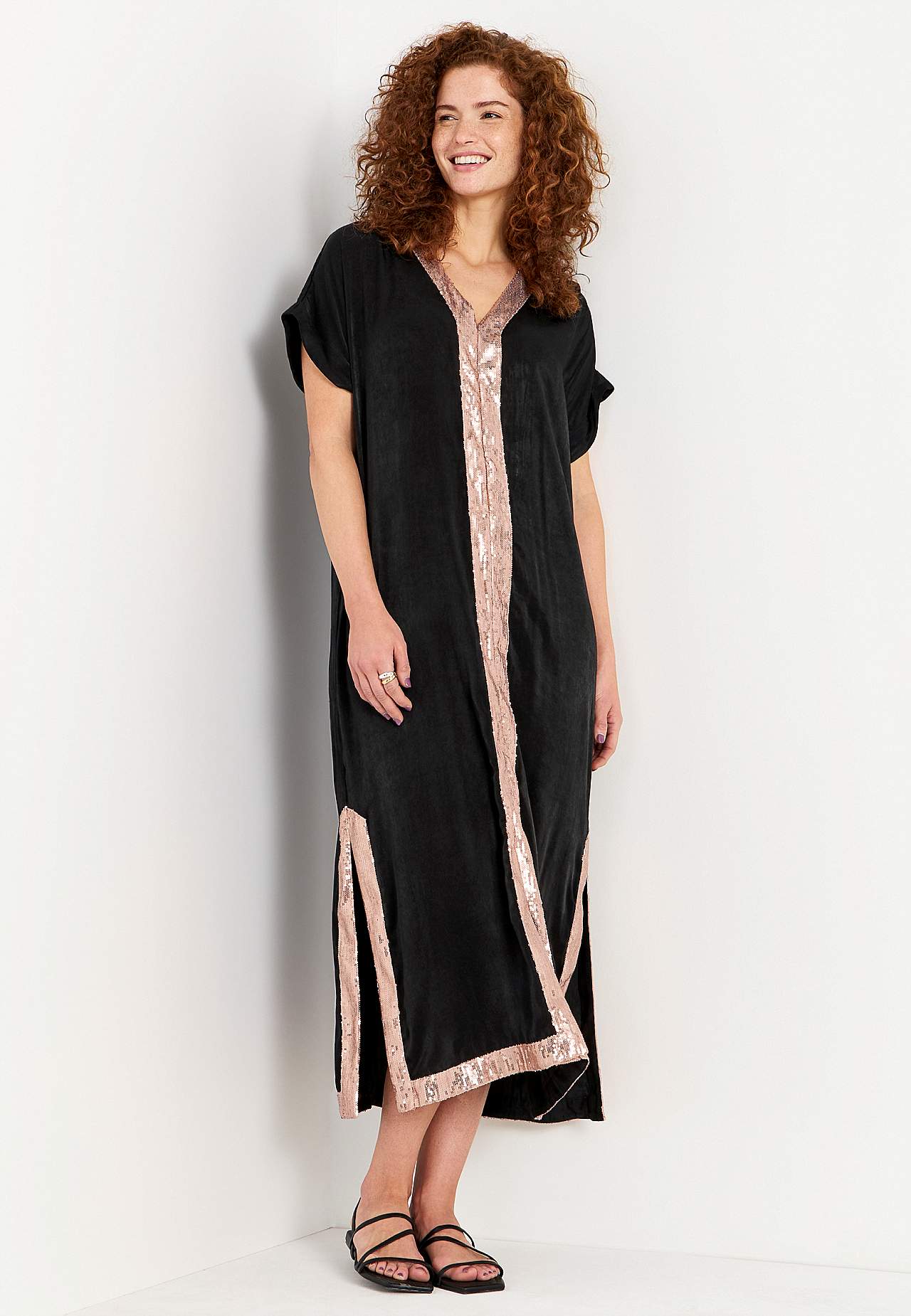 Kaftan dress with sequins Santorini