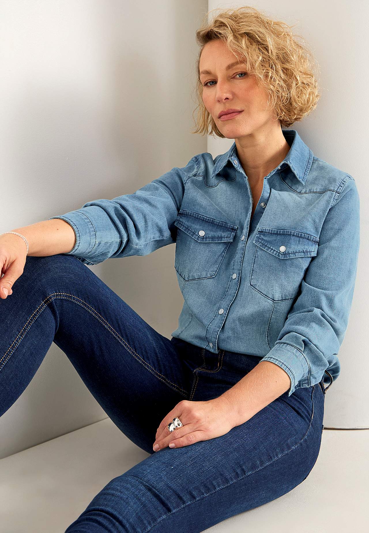Denim shirt