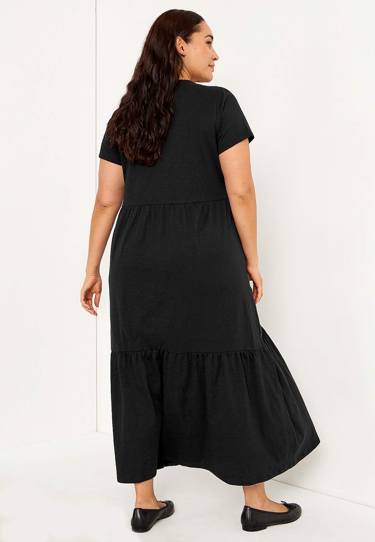 Jersey dress with frill Viola