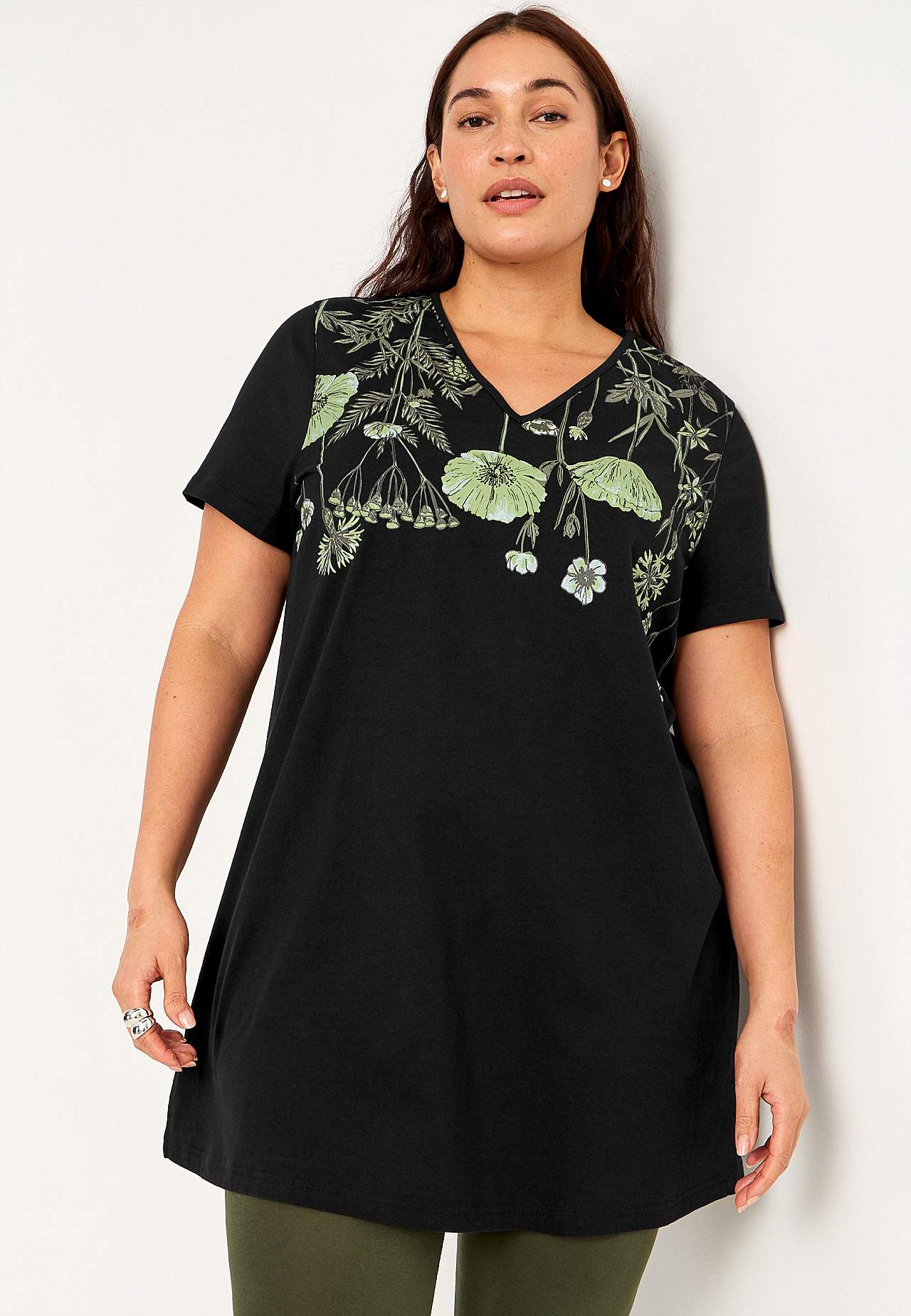 Patterned jersey tuniqs Barbro 2-pack