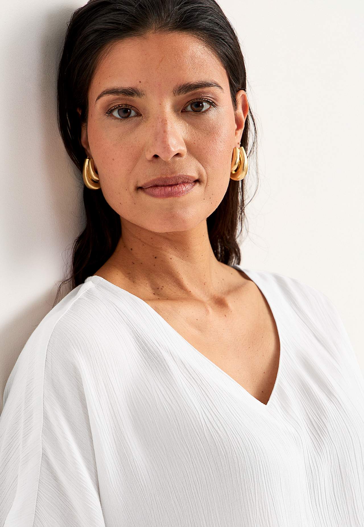 Blouse in viscose crepe Sanna