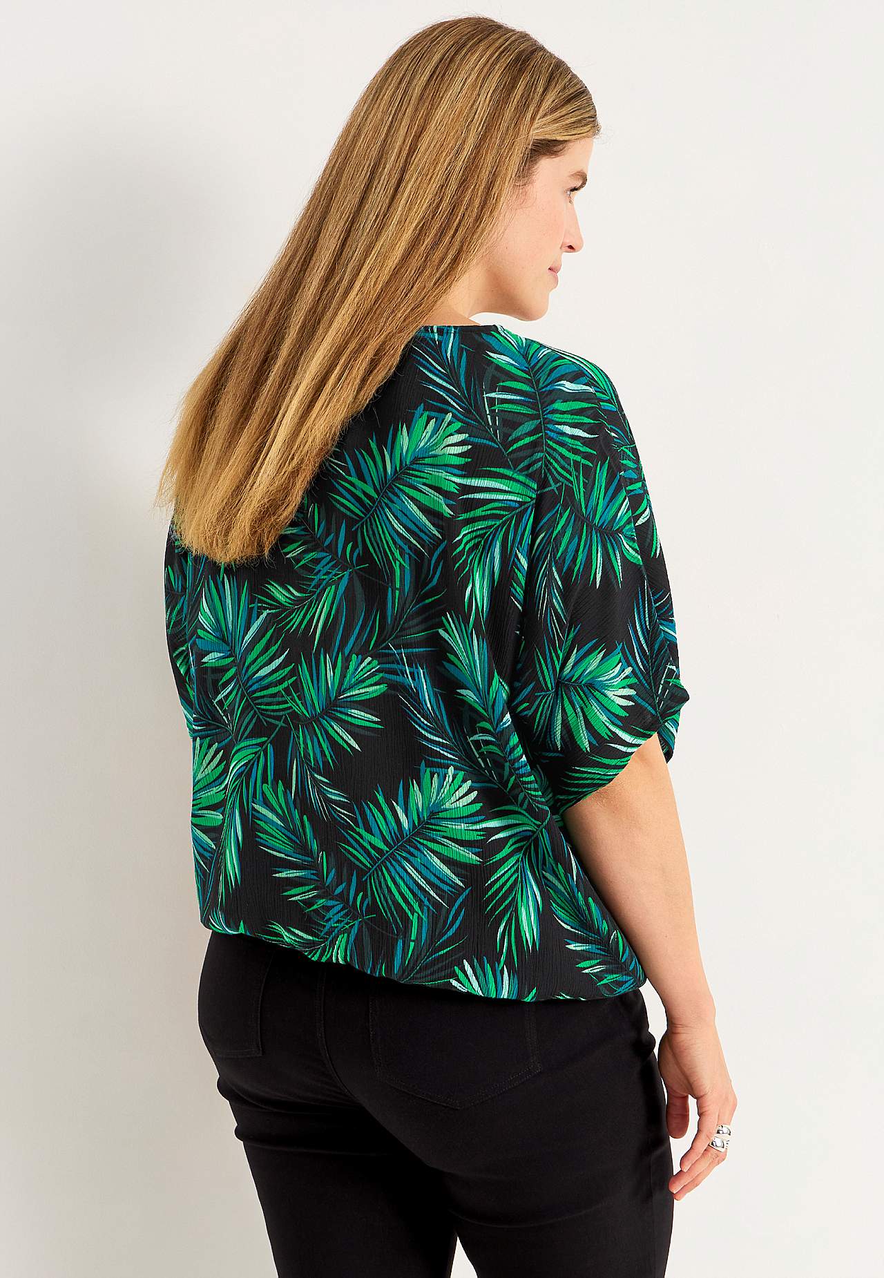 Blouse in viscose crepe Sanna
