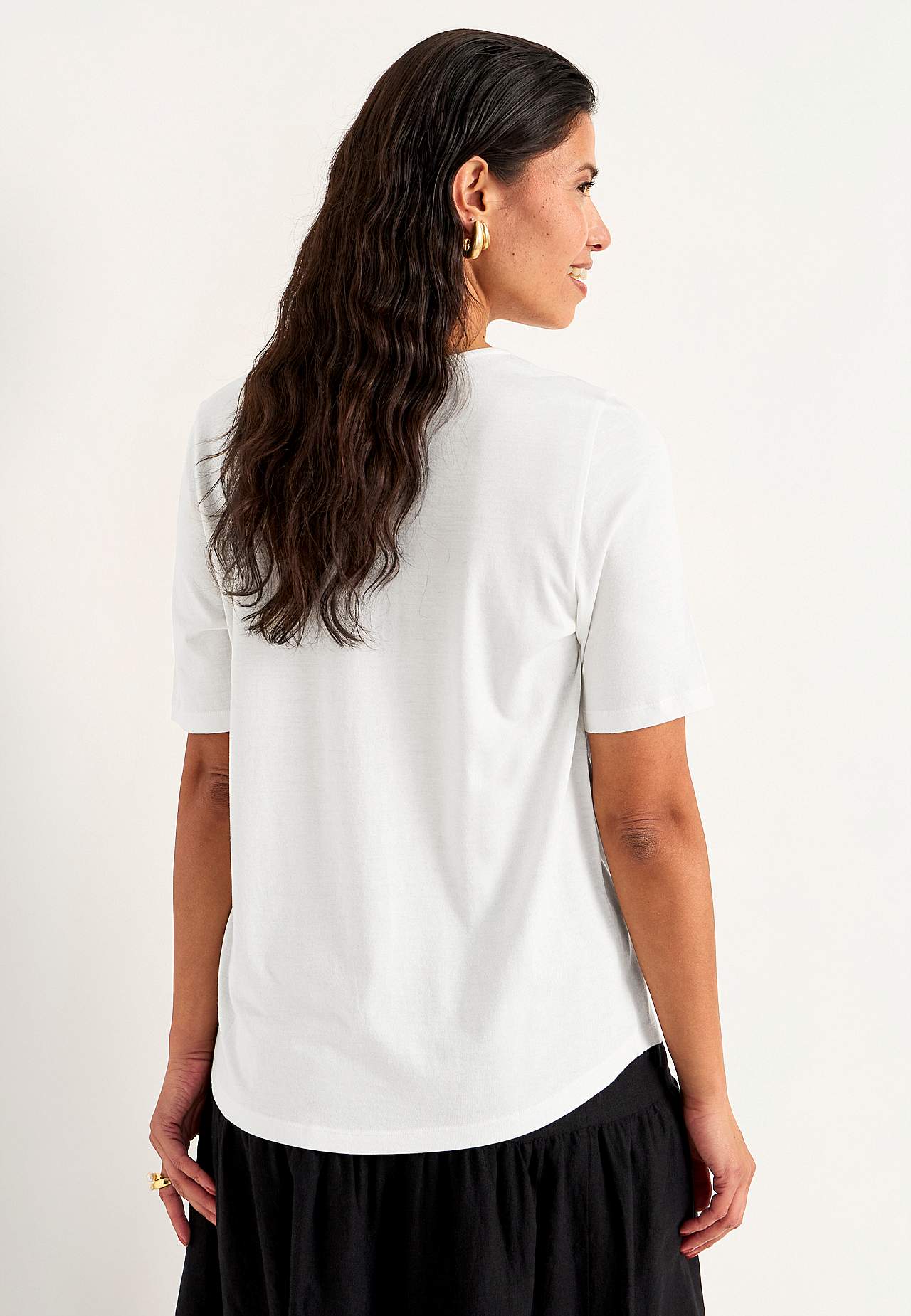 Short-sleeved jersey top
